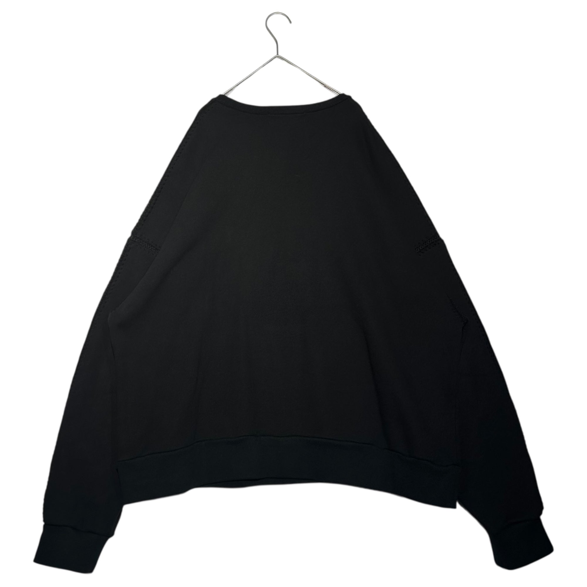 DISCOVERED(ディスカバード) 23AW SHELL STITCH SWEAT シェル ステッチ スウェット DC-23AW-CU-11 3 ブラック