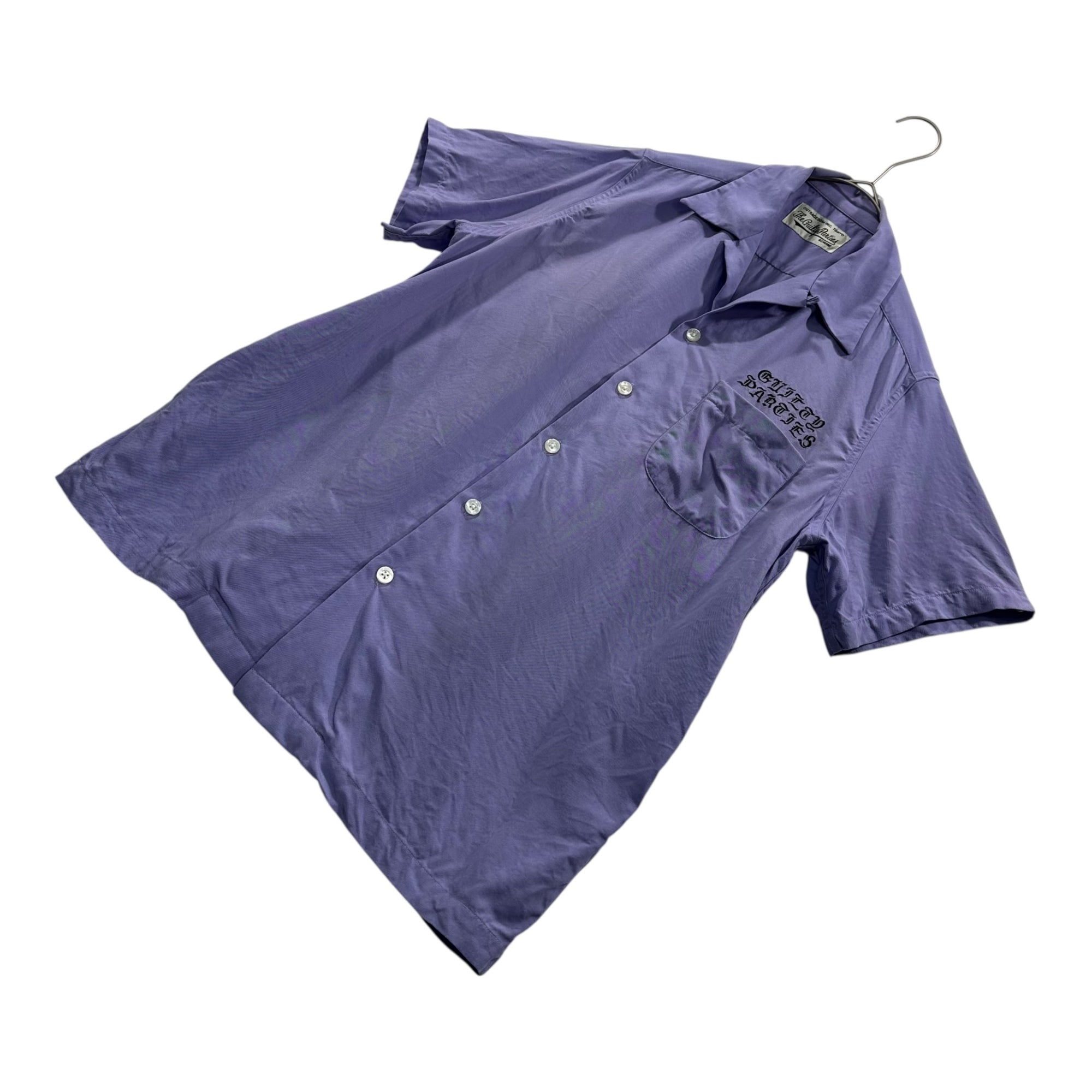 WACKO MARIA(ワコマリア) Open-collar chest logo S/S shirt 開襟