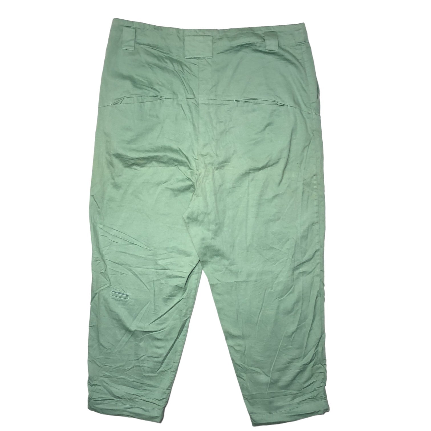 Dulcamara(ドゥルカマラ) Cotton linen wide easy pants コットン リネン ワイド イージー パンツ SIZE 1(S) グリーン
