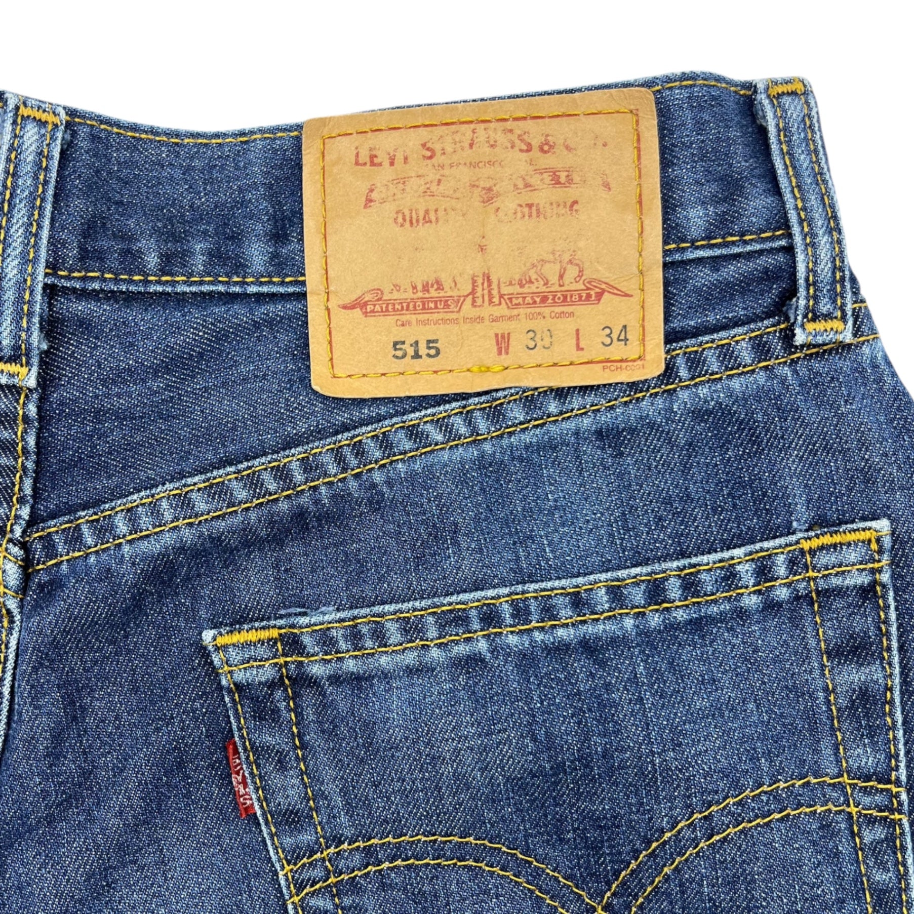 Levi's(リーバイス) 90's 515 straight denim pants ストレート デニム パンツ W30 L.34 インディゴ 90年代 ヴィンテージ