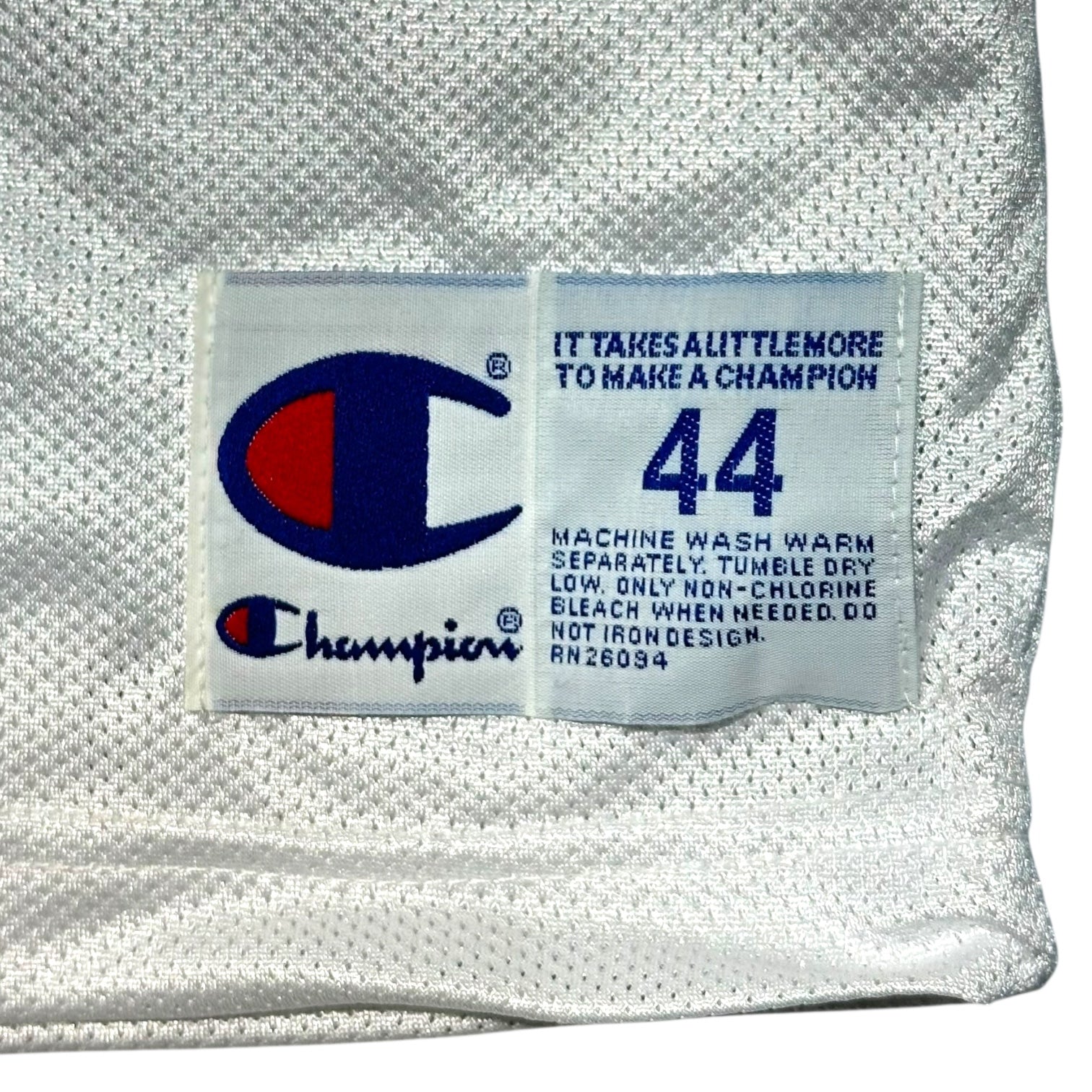 Champion(チャンピオン) 1996 ”SPACE JAM” JORDAN 23 GAME SHIRT スペース ジャム ジョーダン ゲーム シャツ L ホワイト×ブルー WARNER BROS 90's 90年代 ヴィンテージ タンクトップ