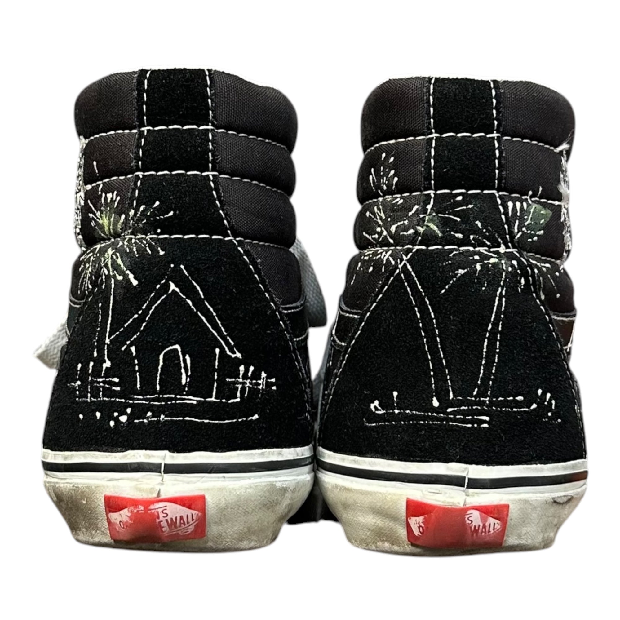 VANS×DOGTOWN(バンズ×ドッグタウン) 2000’s SK8 HI スケート ハイ US 8(26cm) ブラック ハイカット スニーカー