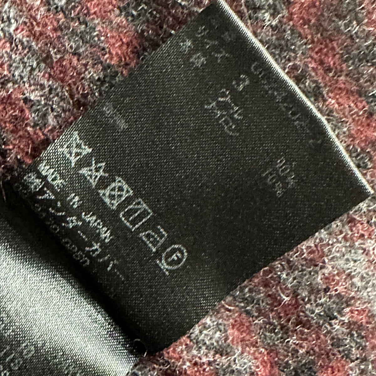 UNDERCOVER(アンダーカバー) 2020AW Shrunken W Blouson 縮絨 W ブルゾン チェック UCZ4202-2 L レッド×ブラック ジャケット