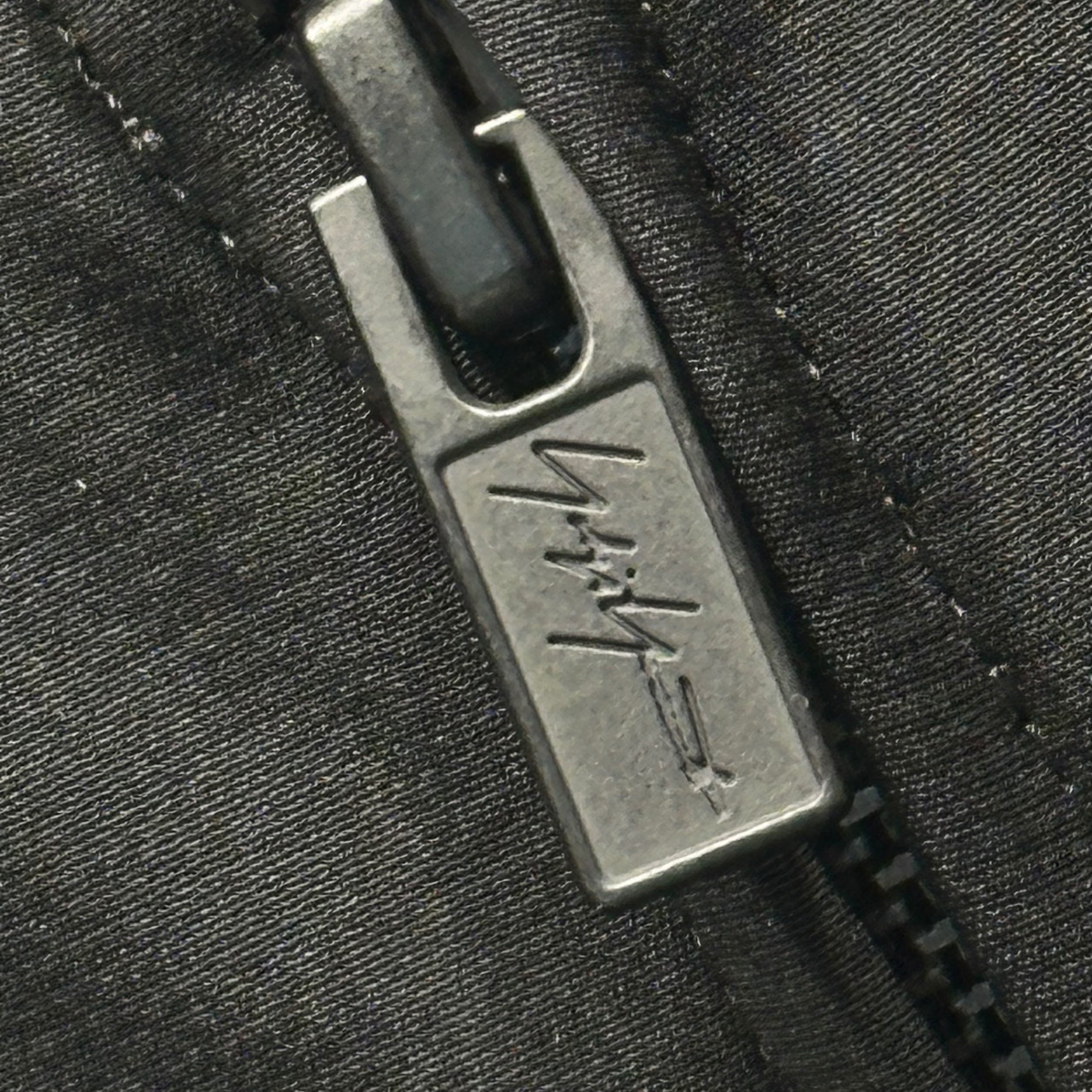 YOHJI YAMAMOTO(ヨウジヤマモト) 23AW Asymmetrical Zip Detail Skirt アシンメトリー ジップ ディテール スカート FX-S84-501 2(M程度) ブラック