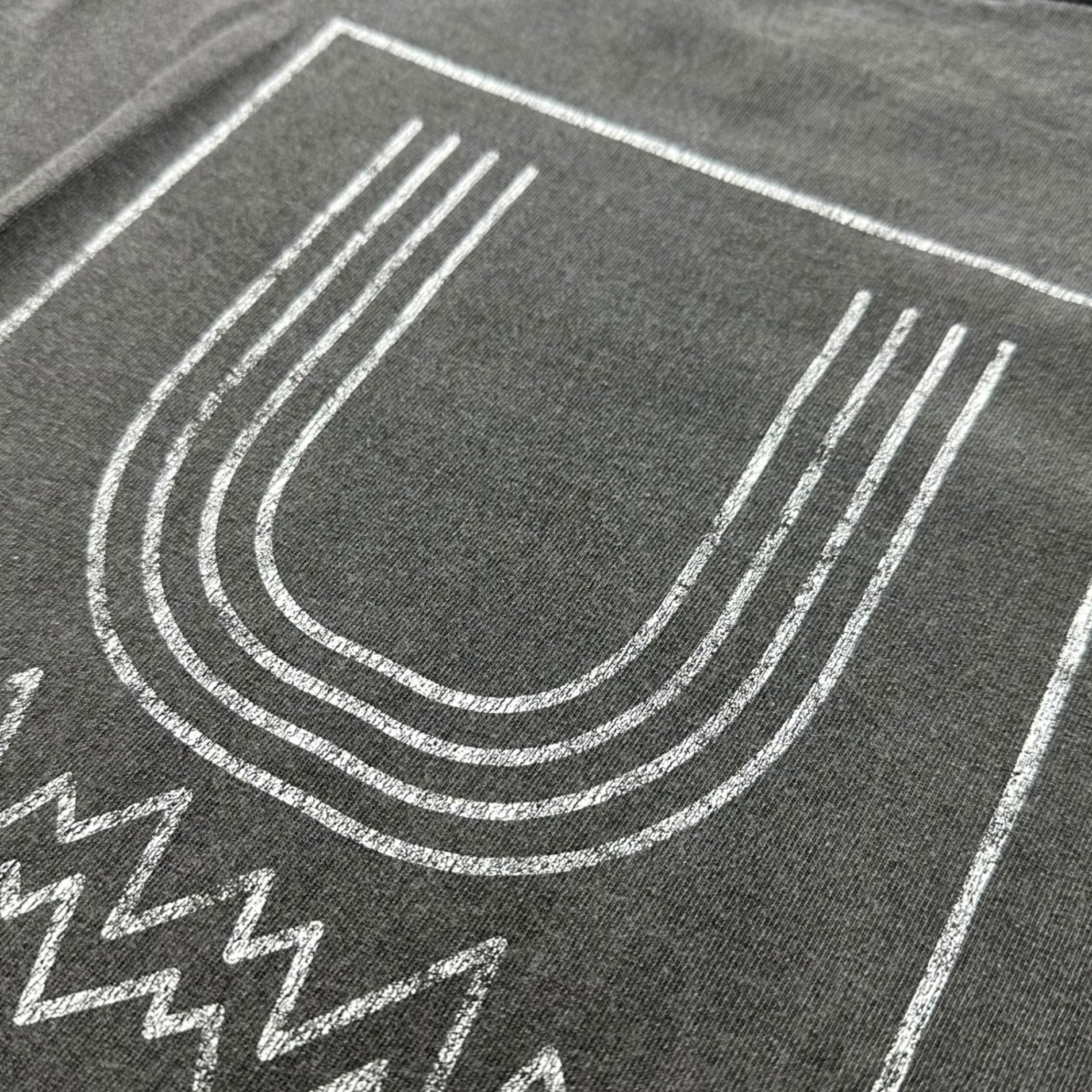 UNDERCOVER(アンダーカバー) 24SS UC RECORDS TEE グラフィック フェード加工 半袖 Tシャツ UC1D9810-3 3 グレー