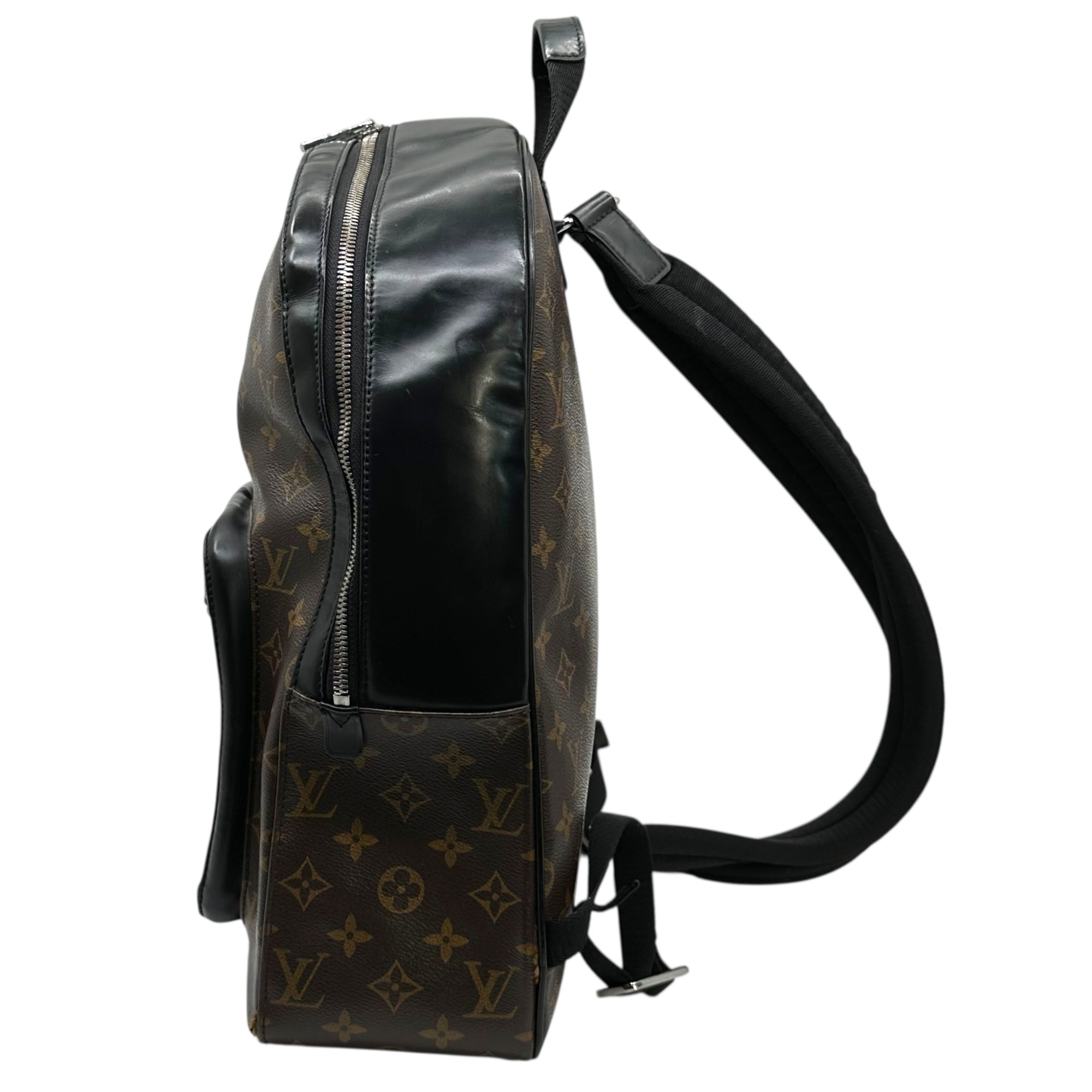 LOUIS VUITTON(ルイヴィトン) モノグラム・マカサー ジョッシュ リュック デイパック バックパック 型番：M41530 ブラウン×ブラック 製造番号：SP1199