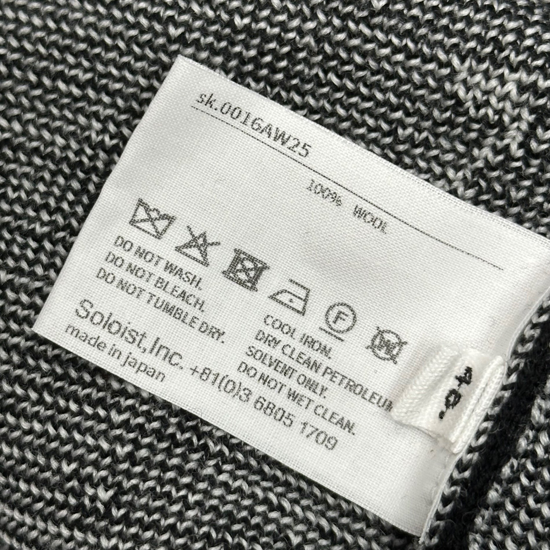 TAKAHIRO MIYASHITA The Soloist.(タカヒロミヤシタザソロイスト) 25AW music note pattern cardigan ミュージック ノート パターン カーディガン sk.0016AW25 48(L程度) ブラック×ホワイト 完売色