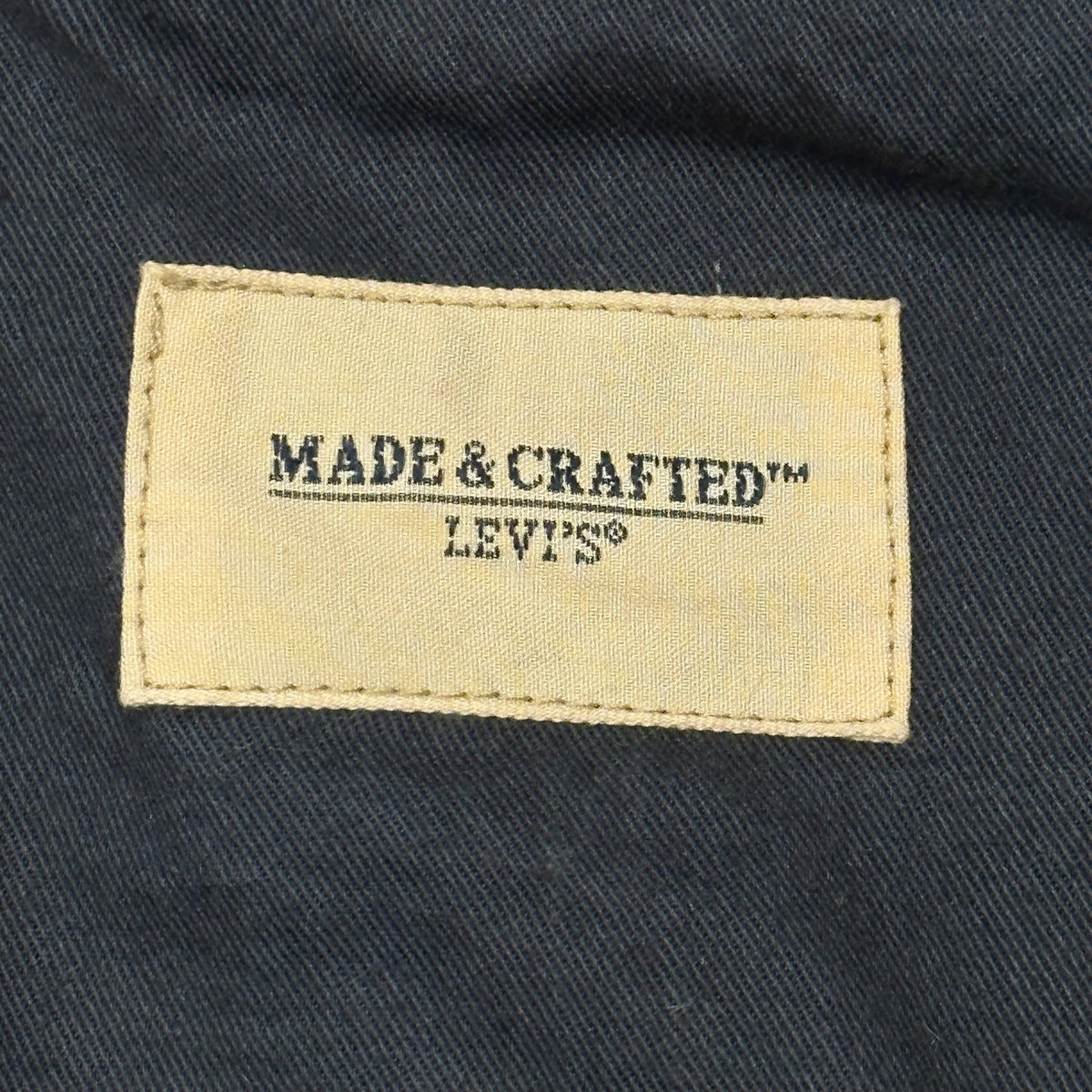 LEVI'S MADE & CRAFT(リーバイスメイド＆クラフト) Leather Biker Jacket レザー バイカー ジャケット シープハイド 17141-0001 2 ネイビー