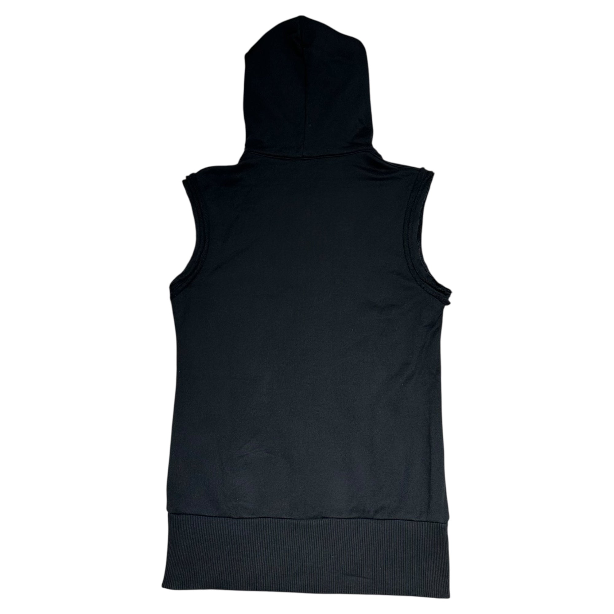Y-3(ワイスリー) Zip-up sleeveless hoodie ジップアップ ノースリーブ パーカー E57678 S ブラック