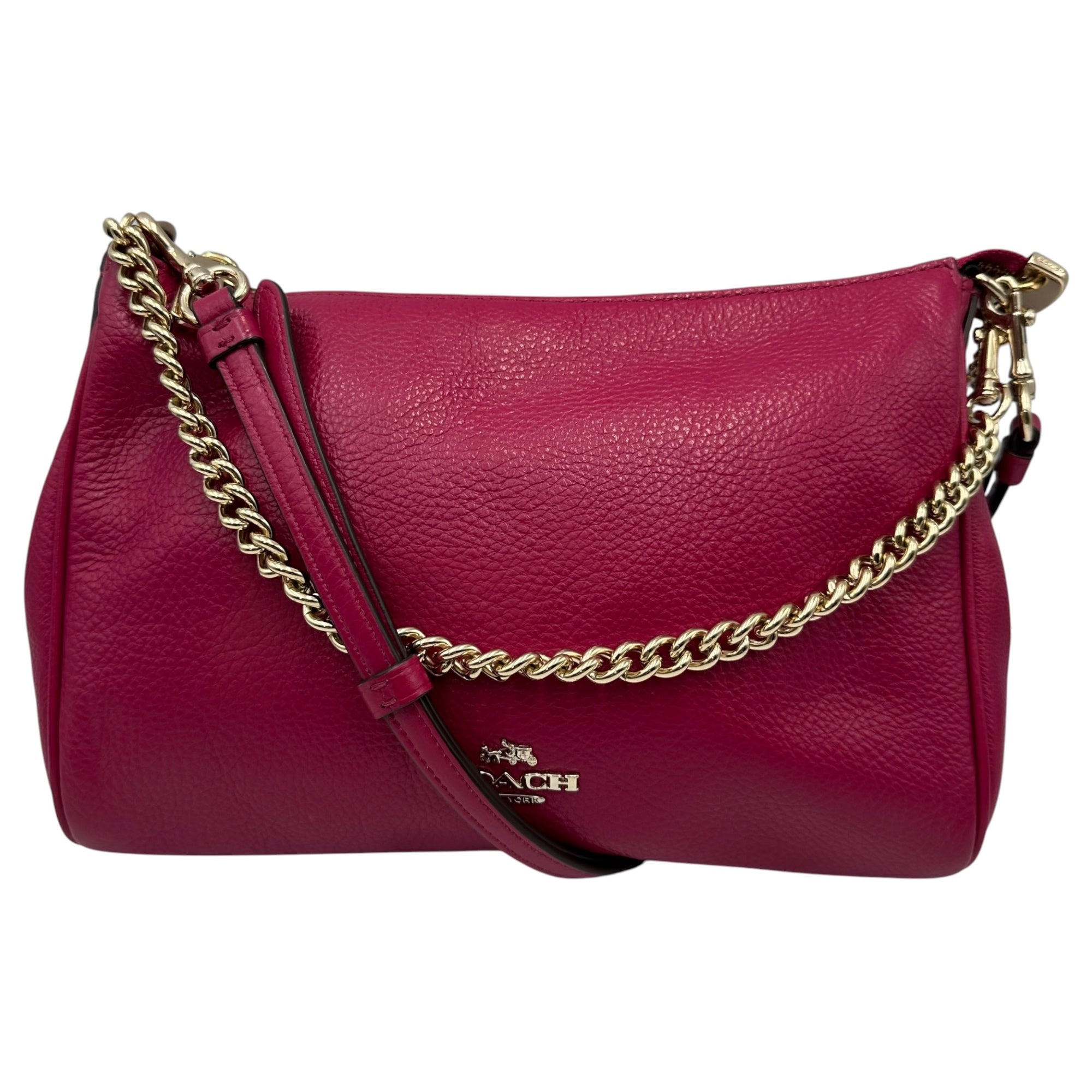 COACH(コーチ) 2-Way Chain Shoulder Bag チェーン ショルダー バッグ F36666 レッドパープル
