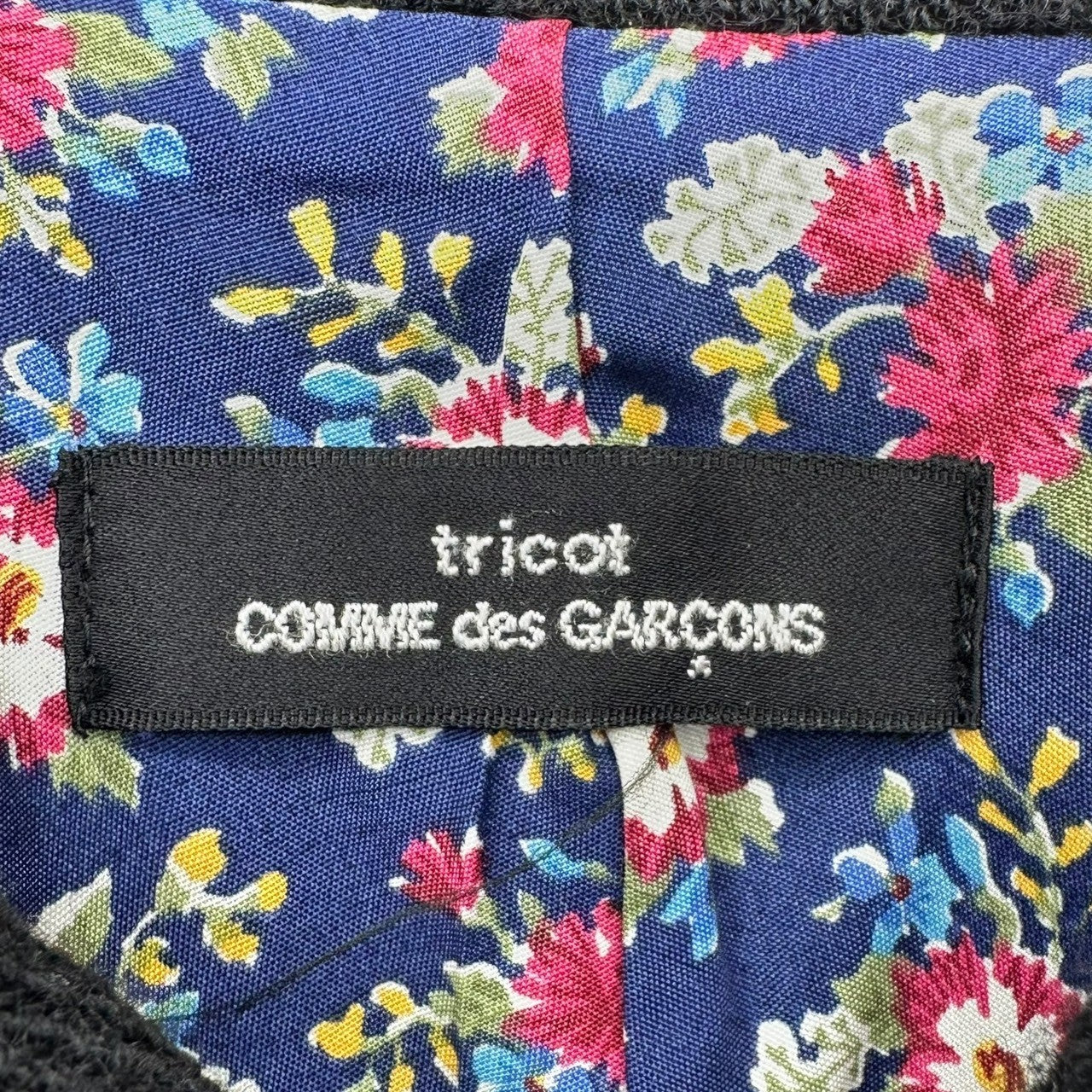 tricot COMME des GARCONS(トリココムデギャルソン) 08AW Shawl Collar Wool Button Jacket ショールカラー ウール ボタン ジャケット TB-T034 FREE ブラック AD2008