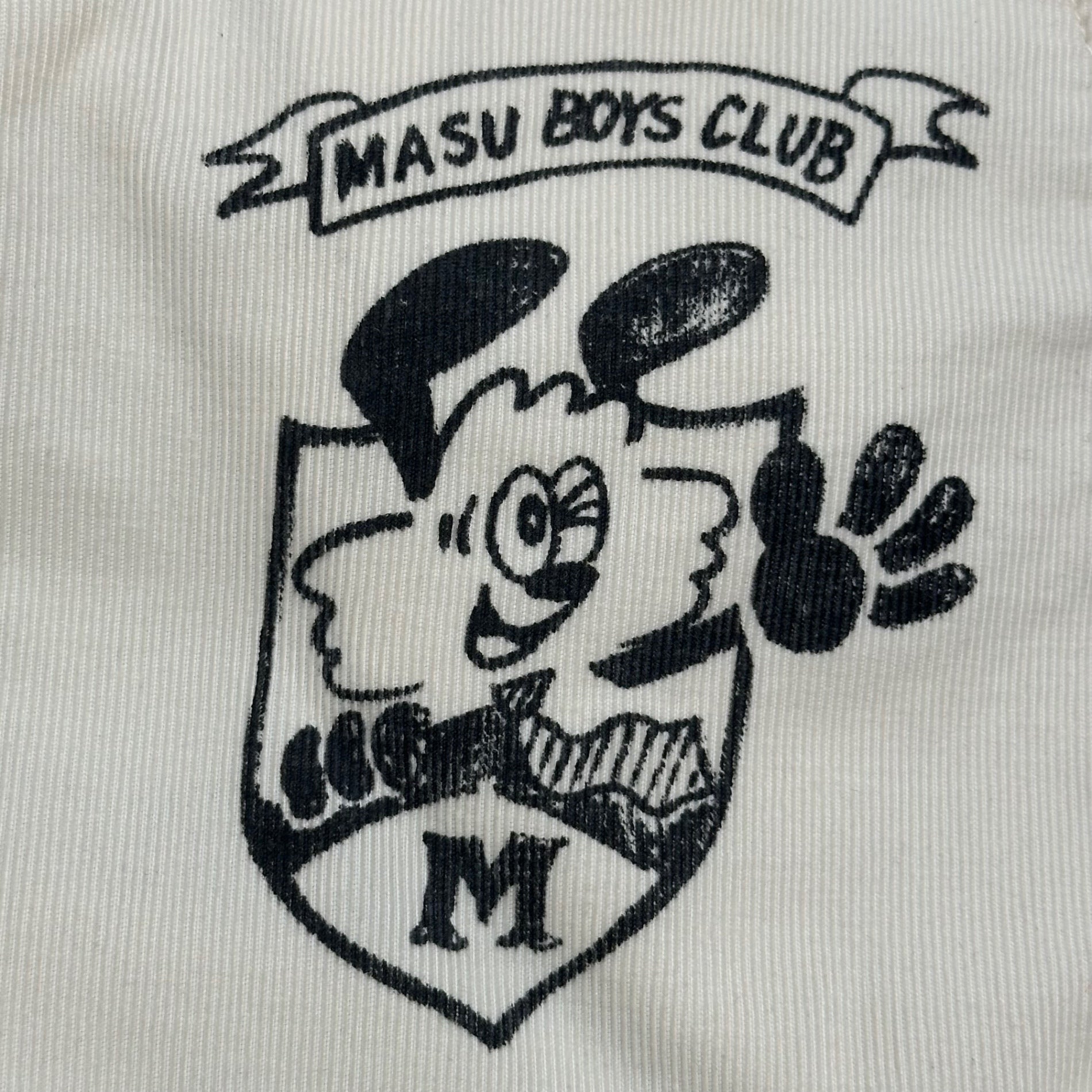MASU(エムエーエスユー) 25SS "MASU X VERDY" M.B.C. MEMORIAL PANTS メモリアル パンツ M25K6PT009 46 ホワイト