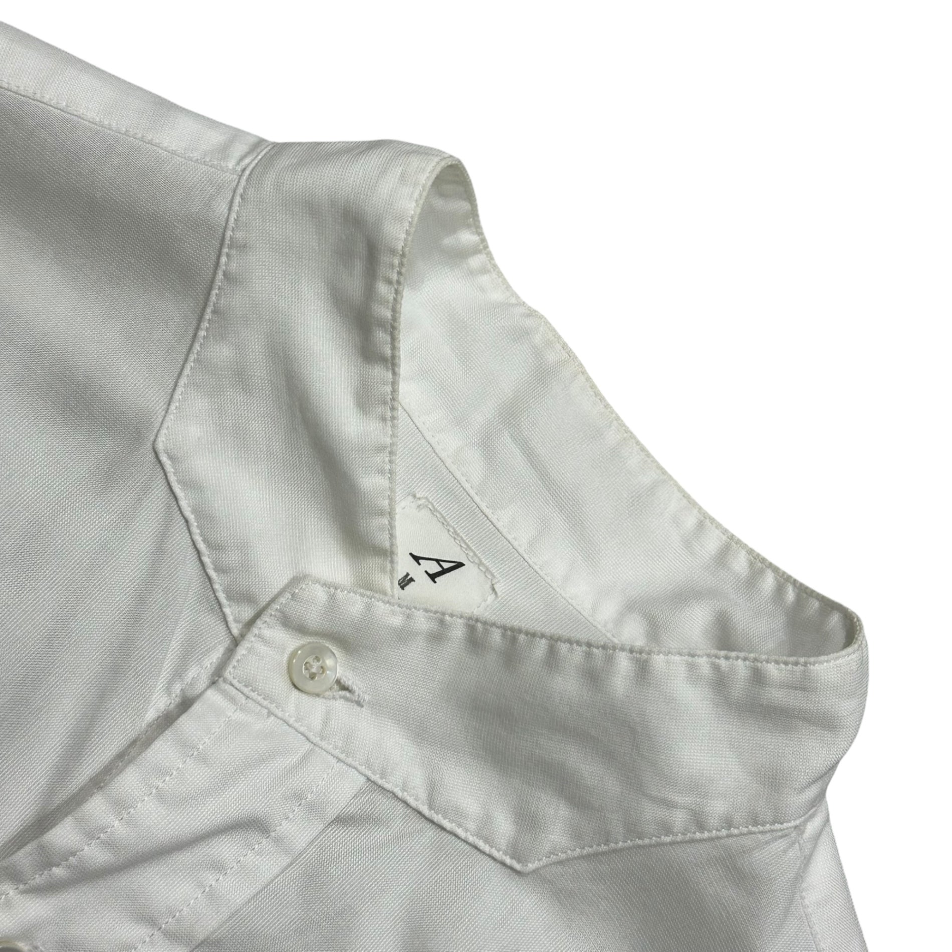 ANATOMICA(アナトミカ) 2019SS Band Collar L/S Shirt バンドカラー 長袖 シャツ 530-541-06 S19 M ホワイト