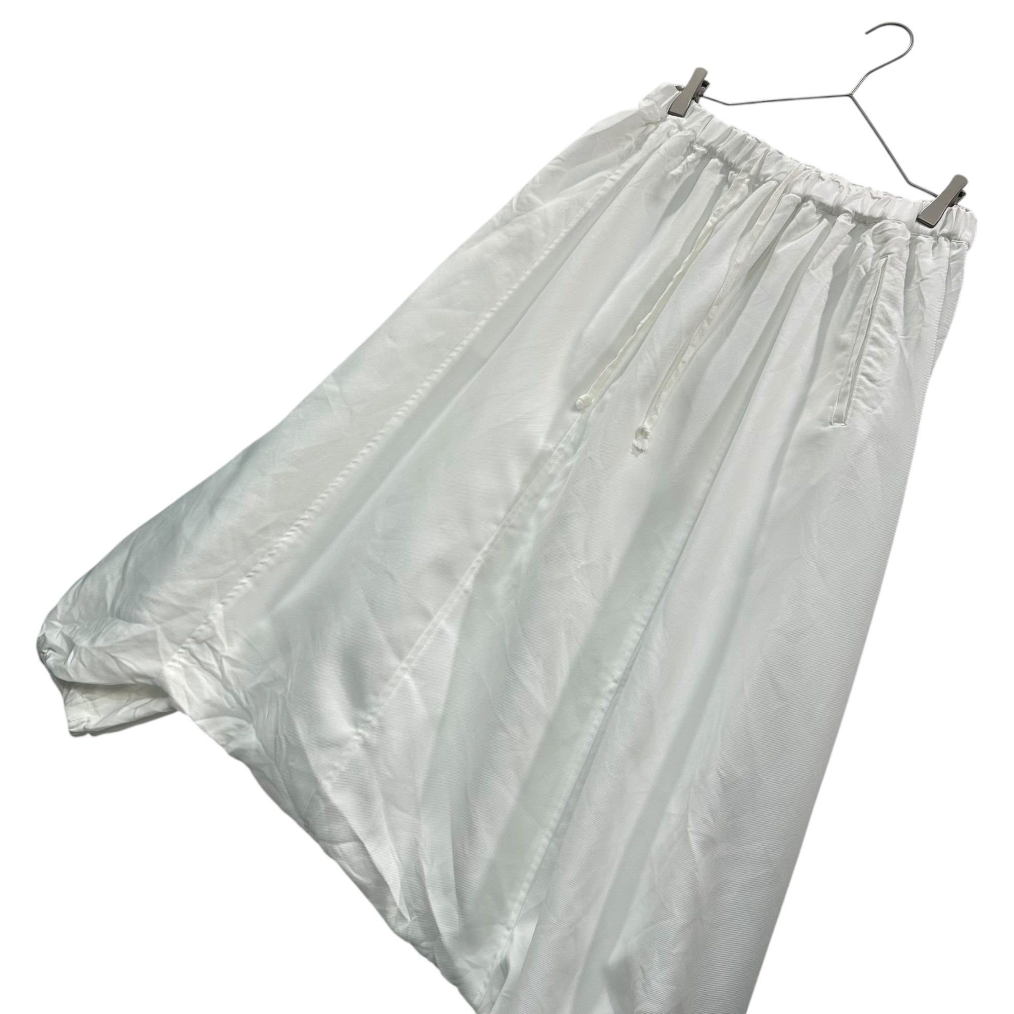 COMME des GARCONS(コムデギャルソン) 2026SS Wide Sarouel Pants ワイド サルエル パンツ GQ-P020 S ホワイト AD2025 男性着用可能
