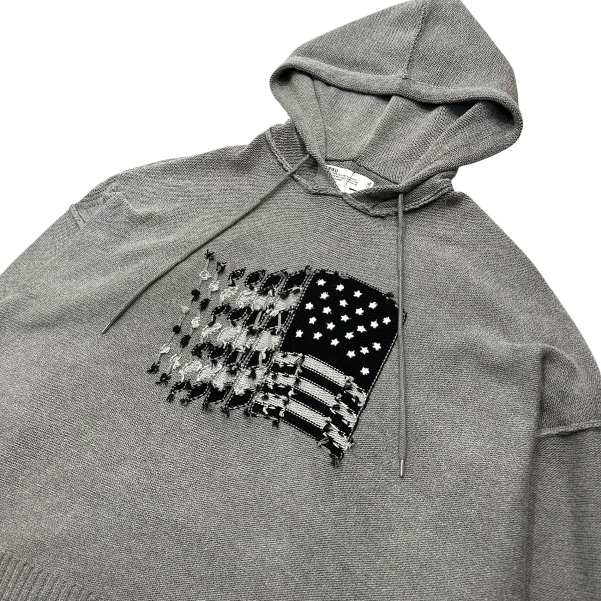 DAIRIKU(ダイリク) 2023AW America Knit Hoodie アメリカ ニット フーディ 23AW K-11 FREE グレー