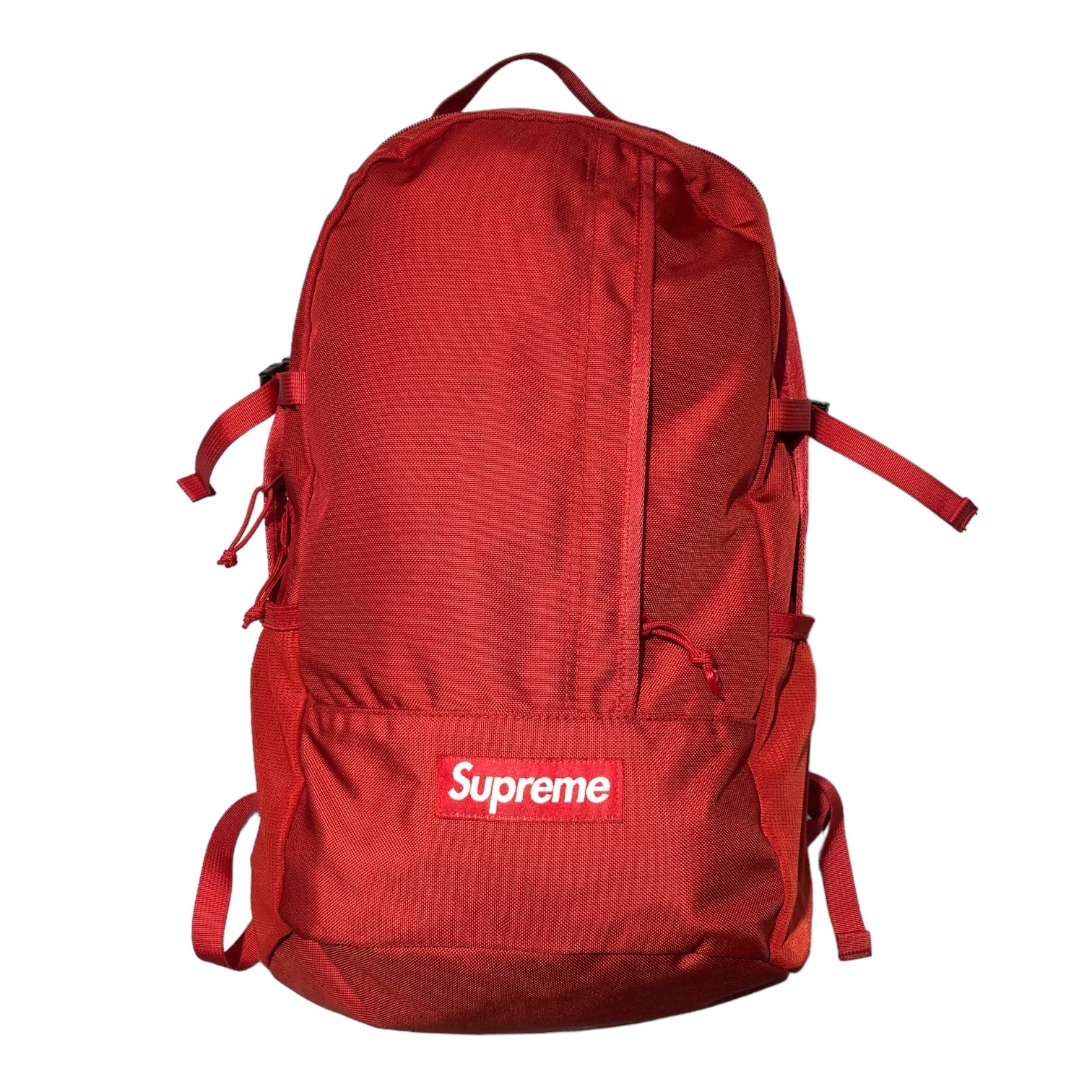 SUPREME(シュプリーム) 18SS LOGO BACKPACK ロゴ バックパック レッド リュック 鞄 バッグ