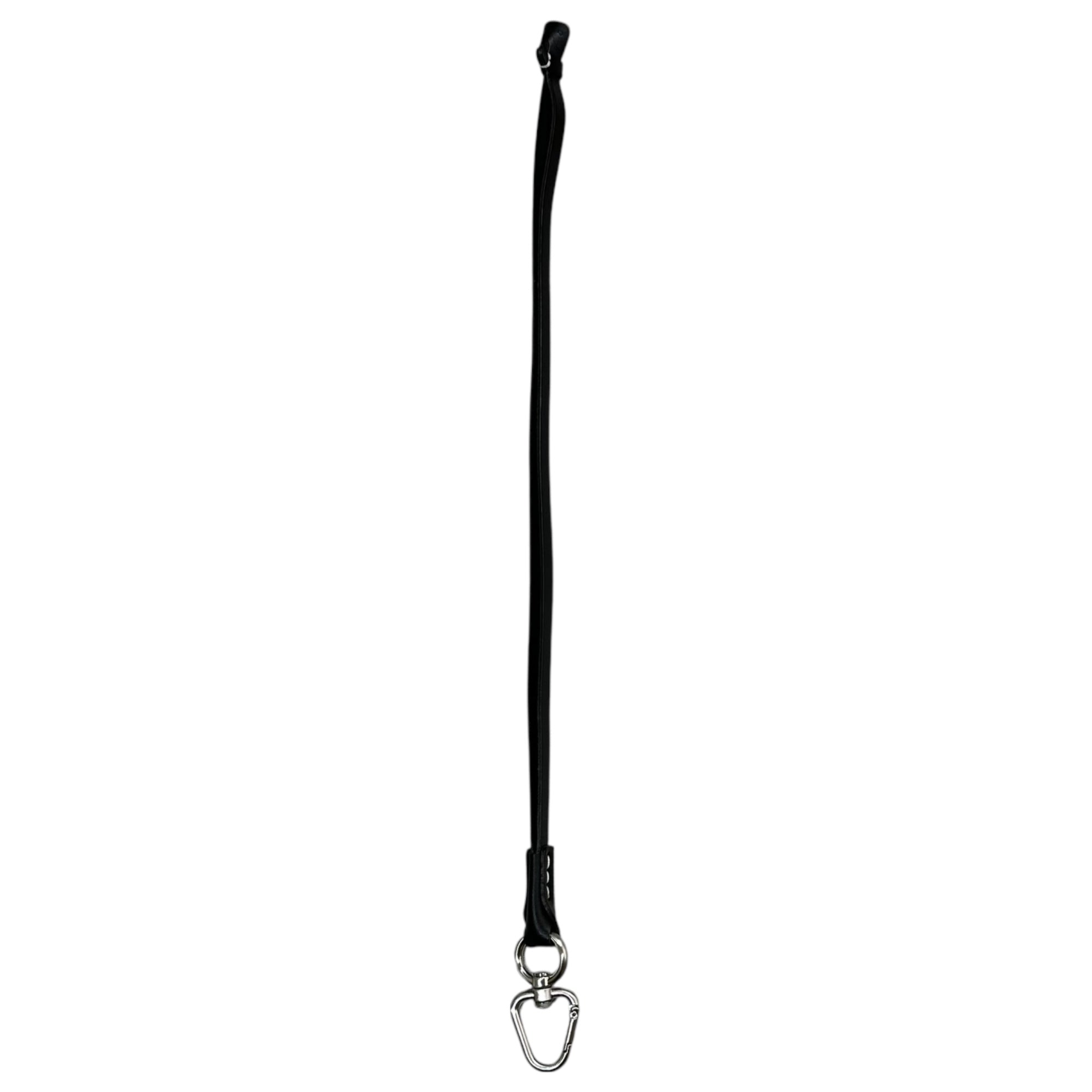 Hender Scheme(エンダースキーマ) LEATHER NECK STRAP レザー ネック ストラップ  ブラック×シルバー 参考定価17,600円(税込)