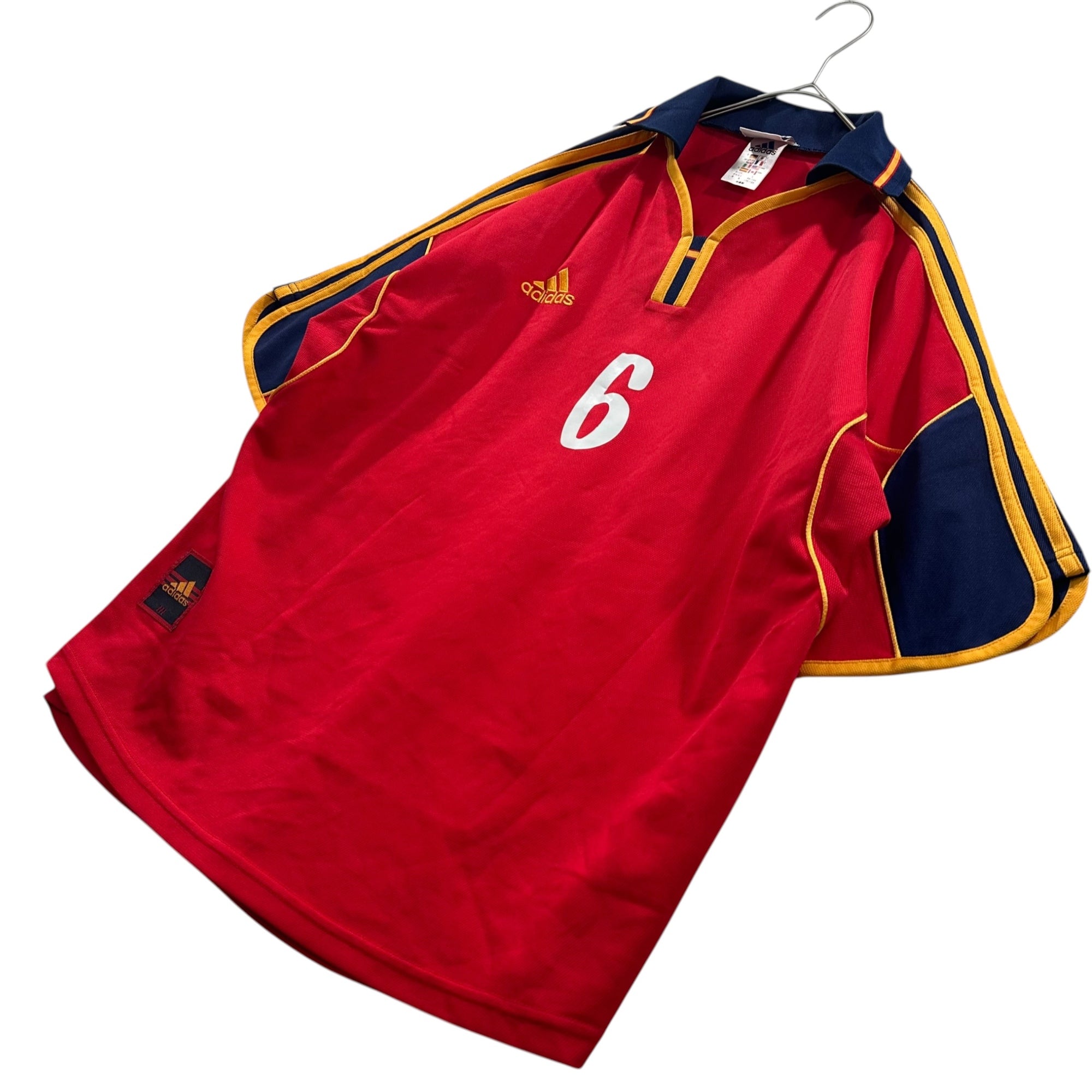 adidas(アディダス) 00's Game Shirt ゲームシャツ ユニフォーム Ｌ レッド