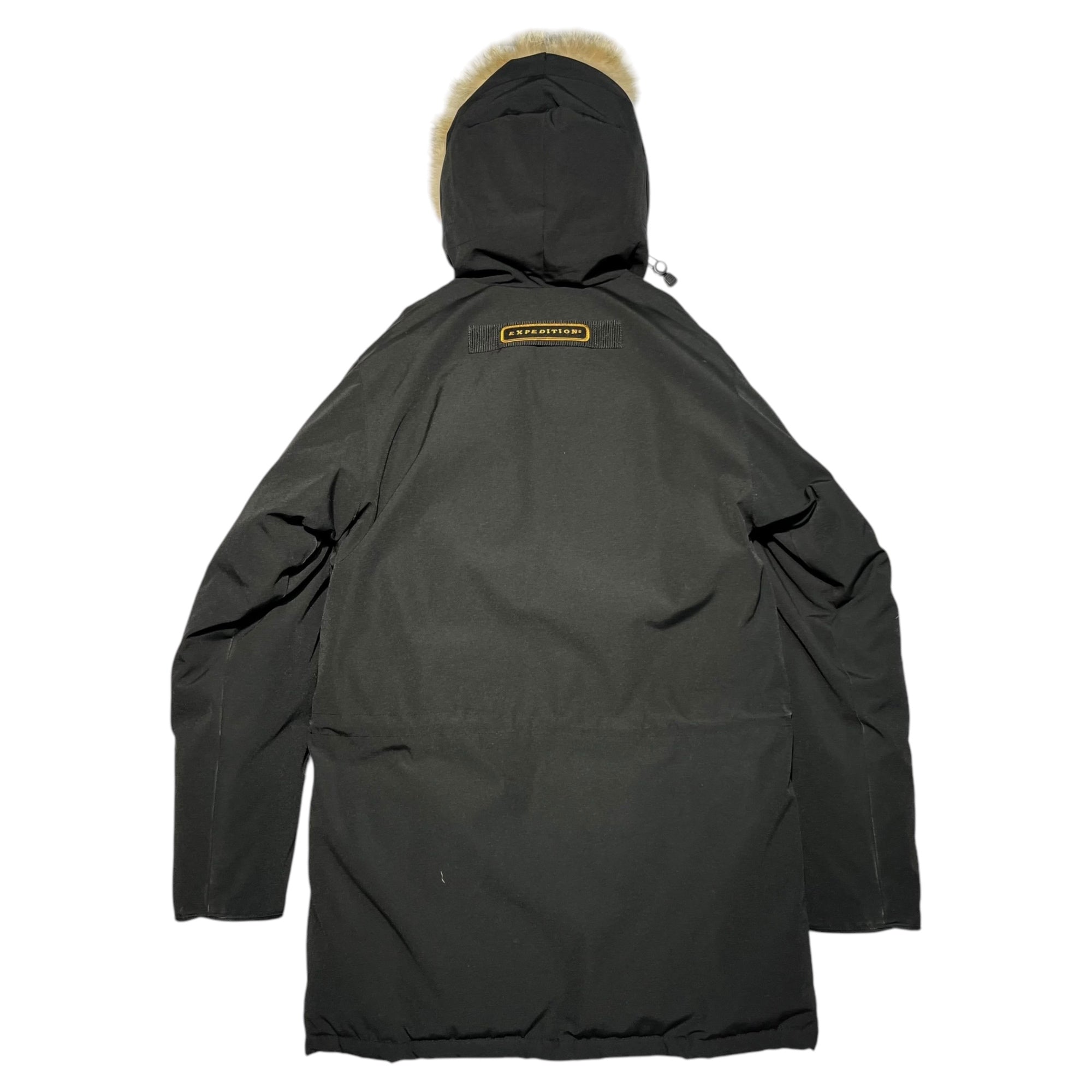 CANADA GOOSE(カナダグース) EXPEDITION PARKA エクスペディション パーカー 4565JM S ブラック コヨーテ ファー フーデット ダウン ジャケット