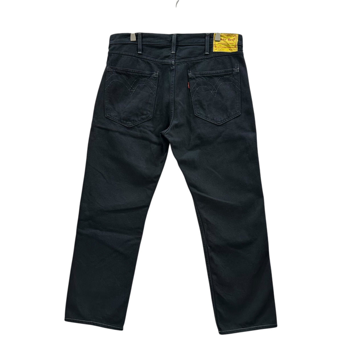 Levi's RED(リーバイスレッド) 502 TAPER レギュラー テーパード ブラック デニム パンツ PC9-A0133-0006 W34 L32 ブラック