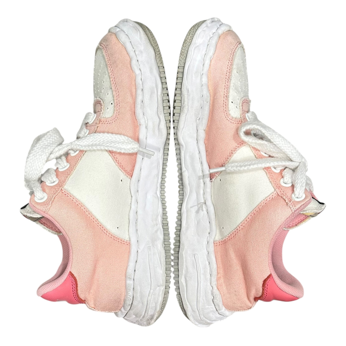 Maison MIHARA YASUHIRO(メゾンミハラヤスヒロ) WAYNE OG Sole Canvas Low-top Sneaker ウェイン ローカット スニーカー A10FW720 44(28cm程度) ピンク×ホウィト