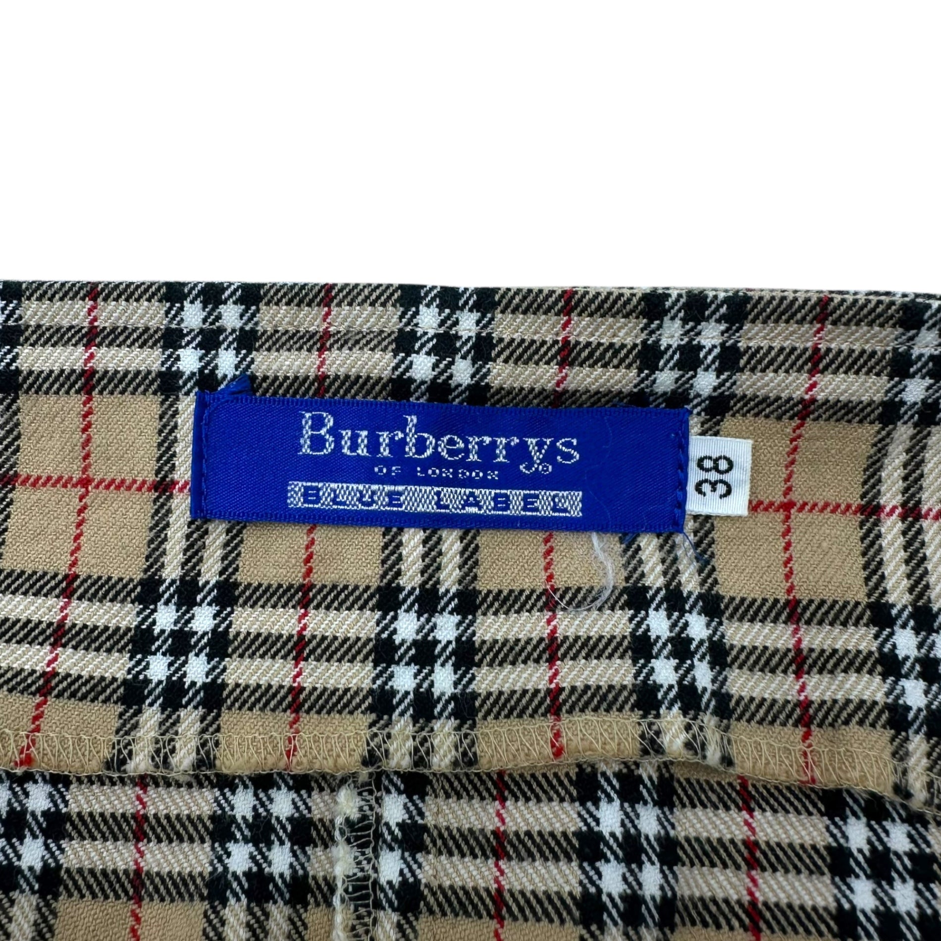 BURBERRY BLUE LABEL(バーバリーブルーレーベル) Center Zip Nova Check N/S Mini Dress センタージップ ノヴァ チェック ノースリーブ ミニ ワンピース FM532-114 38(M程度) ベージュ