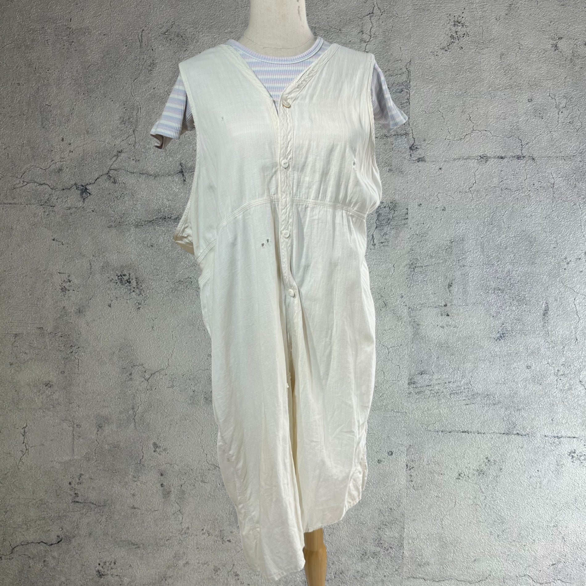 VINTAGE(ヴィンテージ) 20~30's patchwork underwear pants パッチワークのアンダーウェア パンツ M~Lサイズ程度 / 穴、キズ有 ホワイト