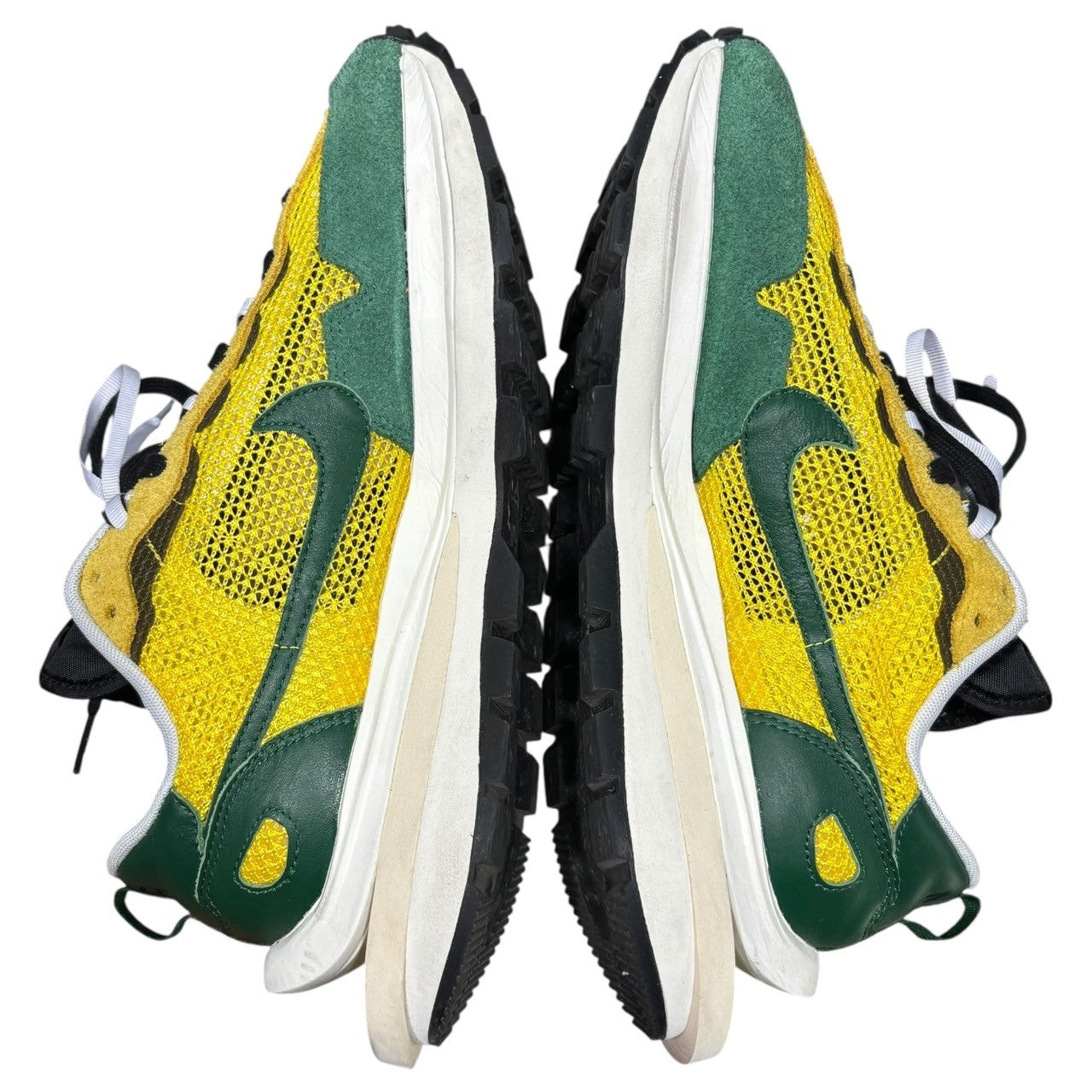 sacai × NIKE(サカイ × ナイキ) Vapor Waffle "Tour Yellow/Stadium Green-Sail" ヴェイパー ワッフル ローカットスニーカー CV1363-700 28.0cm イエロー×グリーン