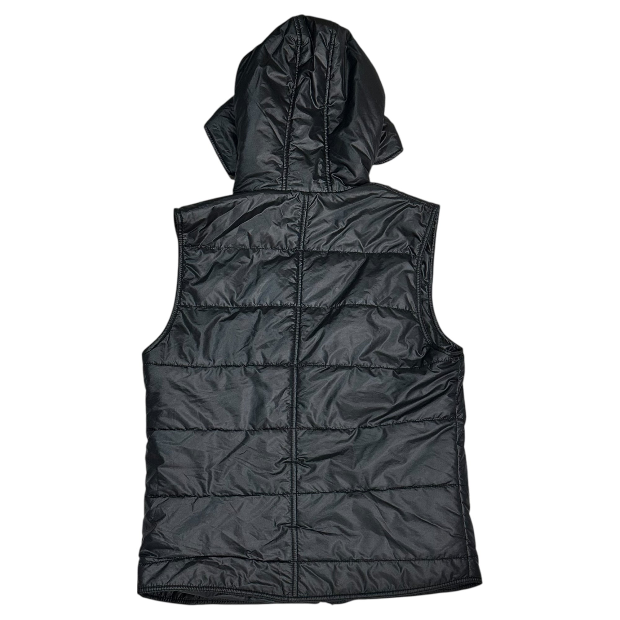 DOLCE&GABBANA(ドルチェ&ガッバーナドルガバ) Hooded Padded Vest フーデッド パテッド ベスト G9R56T 46 ブラック 中綿