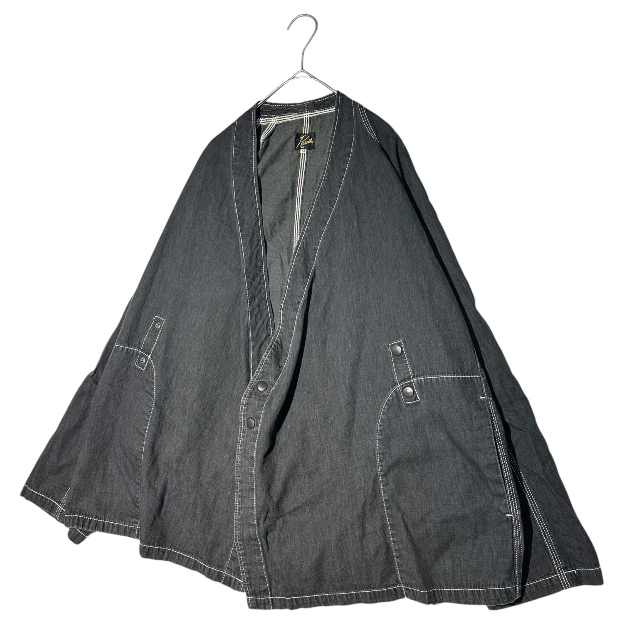 NEEDLES(ニードルズ) Workwear Denim Kimono Jacket 作務衣 デニム 着物 ジャケット CH104 M ブラック