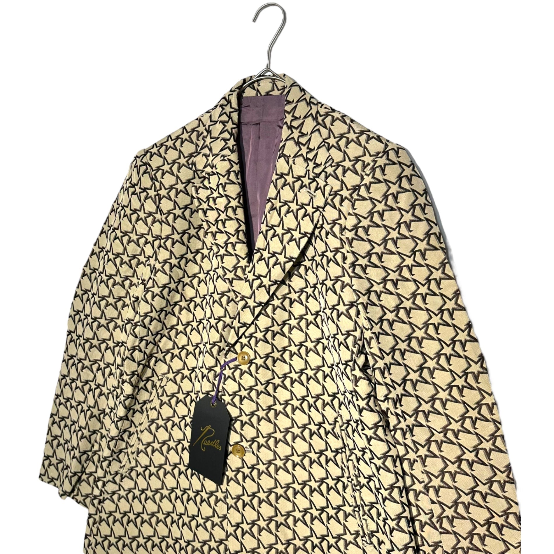 NEEDLES(ニードルズ) 22AW STAR TAILORED JACKET スター テーラード ジャケット LQ082 XS ベージュ 星