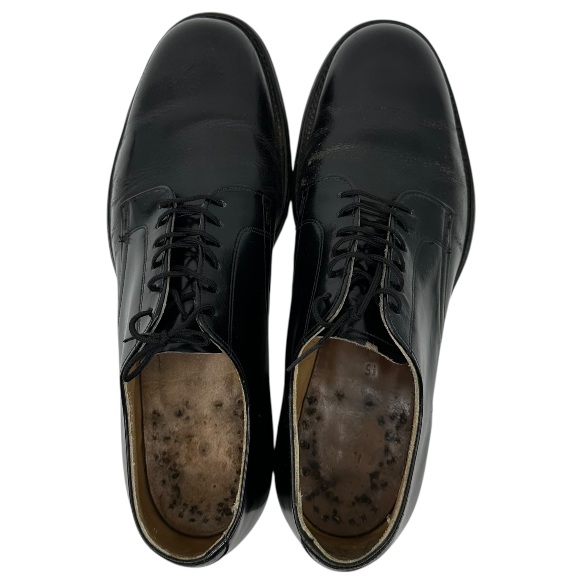 US NAVY(アメリカ海軍) 70's Service Shoes 70年代 サービス シューズ 革靴 27.5cm ブラック レザーソール