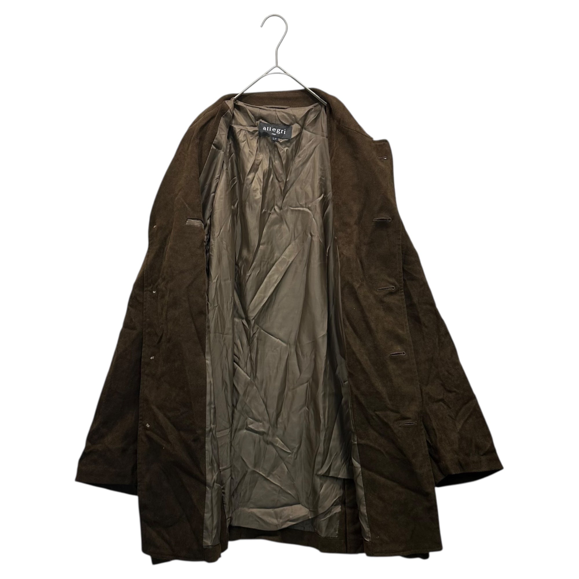 allegri(アレグリ) 90's Poly Half Coat 90年代 ポリ ハーフ コート 4FP61-381-78 L ブラウン