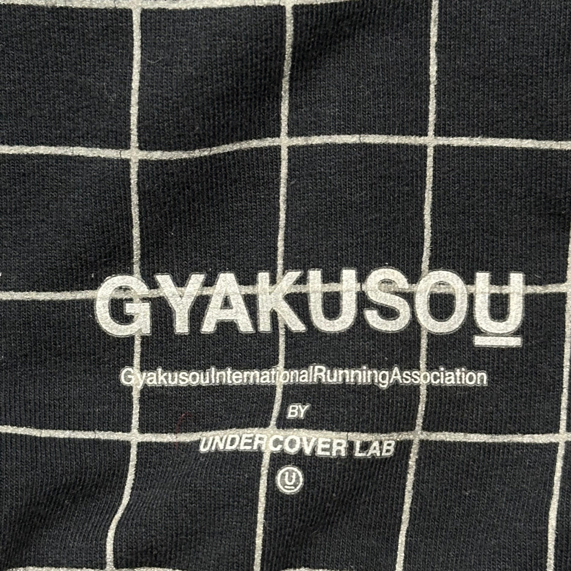 GYAKUSOU × AFFA(ギャクソウ × エーエフエフエー) Spider Check Zip-Up Hoodie スパイダーチェック ジップアップ フーデッド ジャケット パーカー 419068-010 M ブラック×ホワイト パーカー コラボ NIKE × UNDERCOVER アンダーカバー 名作 稀少品