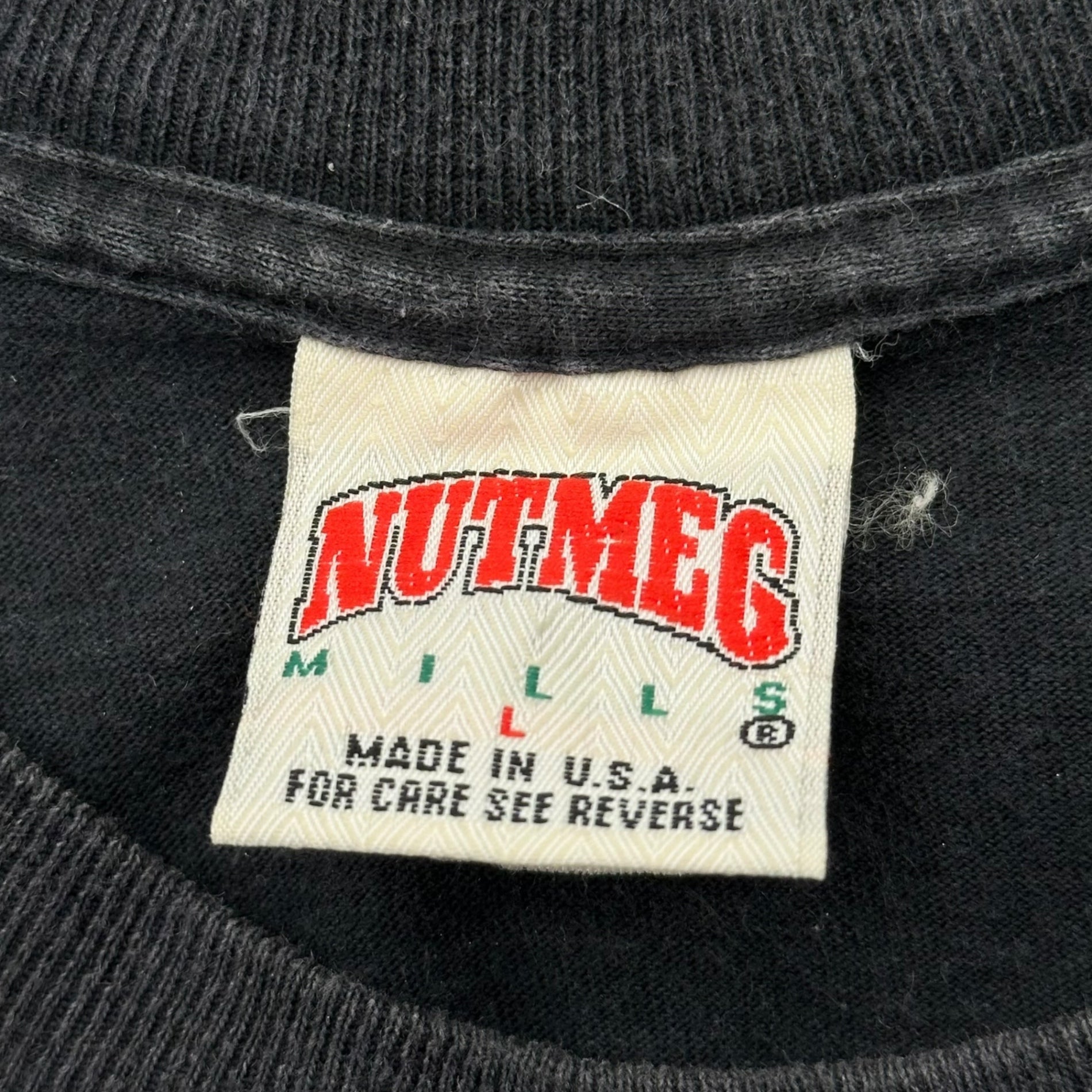 vintage(ヴィンテージ) 90's NUTMEG MUHAMMAD ALI Tee モハメド アリ Tシャツ 90年代 L ブラック×ブラウン×レッド