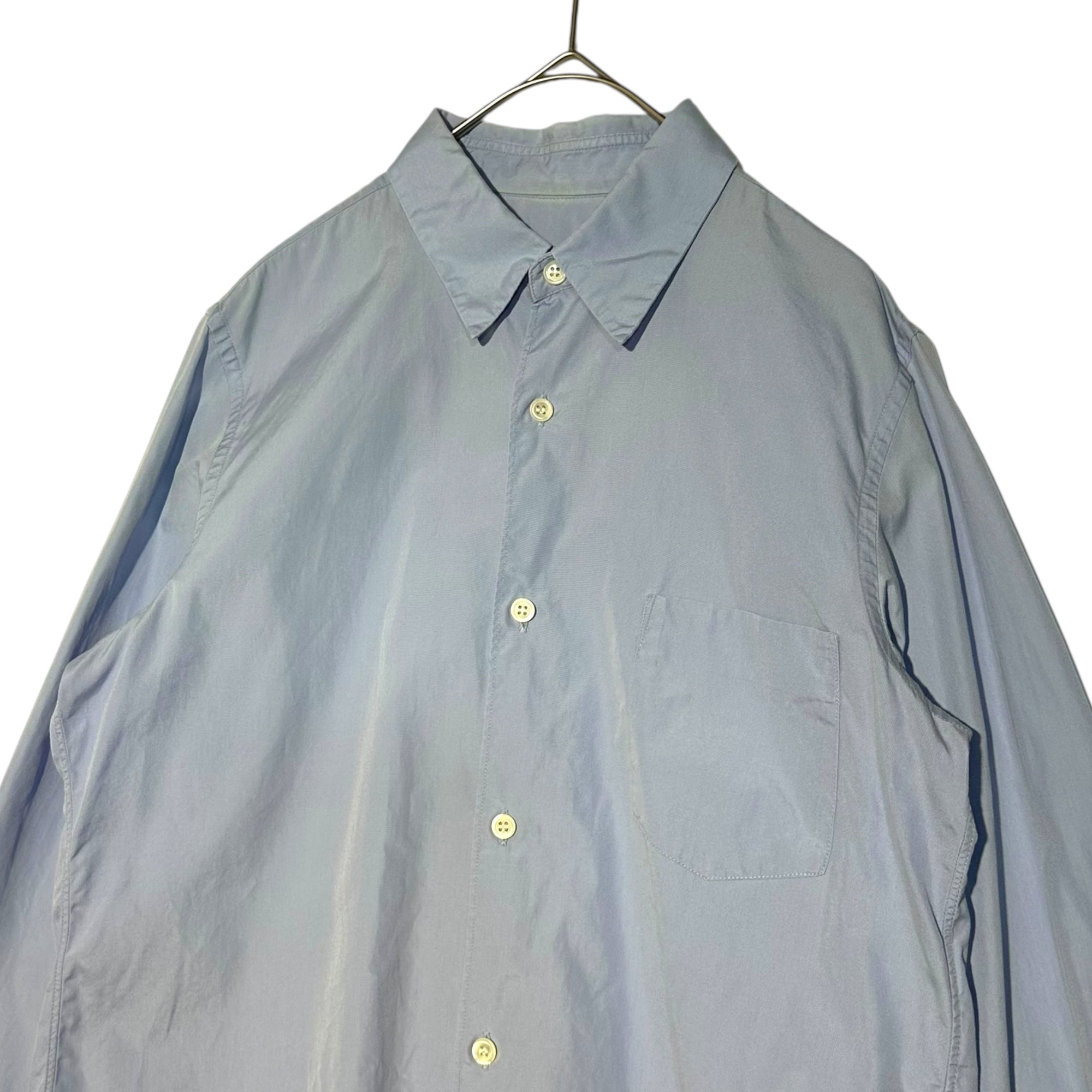robe de chambre COMME des GARCONS(ローブドシャンブルコムデギャルソン) 99SS Cotton Regular Collar L/S Shirt コットン レギュラー カラー 長袖 シャツ RB-03003M M スカイブルー AD1998 90's 90年代