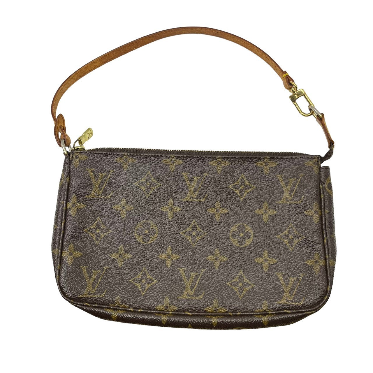 LOUIS VUITTON(ルイヴィトン) 01's Pochette accessory ポシェット・アクセソワール アクセサリーポーチ モノグラム 型番：M51980 旧型 ブラウン 製造番号：SD0091 USA製