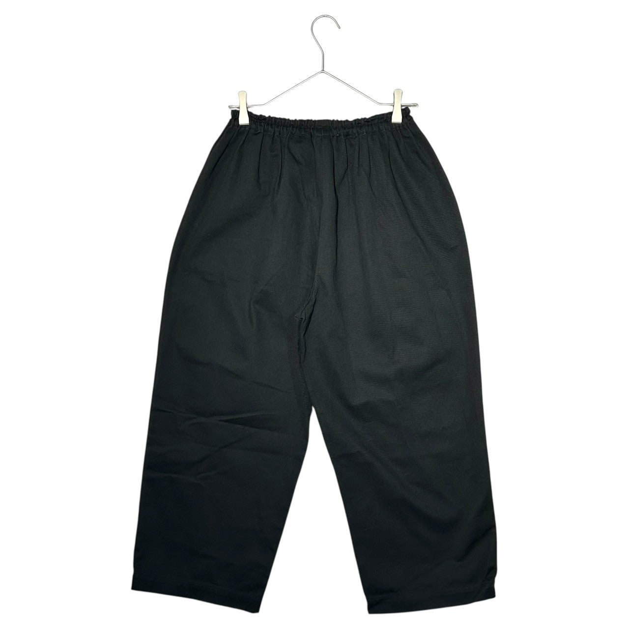 tricot COMME des GARCONS(トリココムデギャルソン) 07SS Wide-Leg Gathered Waist Cotton Pants ウエスト ギャザー コットン ワイド パンツ TS-P020 表記無(S程度) ブラック AD2006