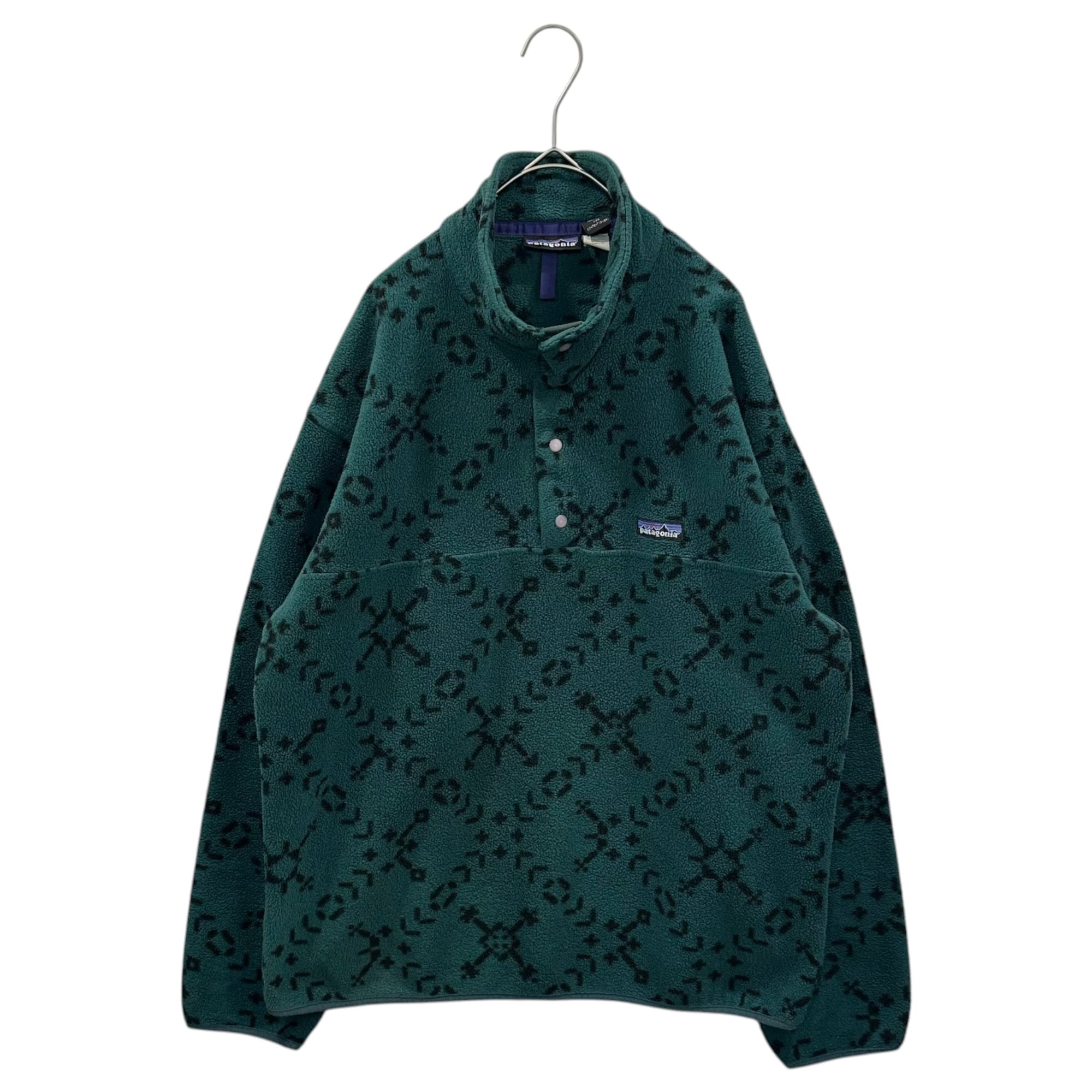 Patagonia(パタゴニア) 1994’s Synchilla Snap-T - Sacajawea シンチラ Tスナップ フリース プルオーバー サカジャウィア柄 25205 M グリーン×ブラック 90's 90年代 雪山 ジャケット ヴィンテージ