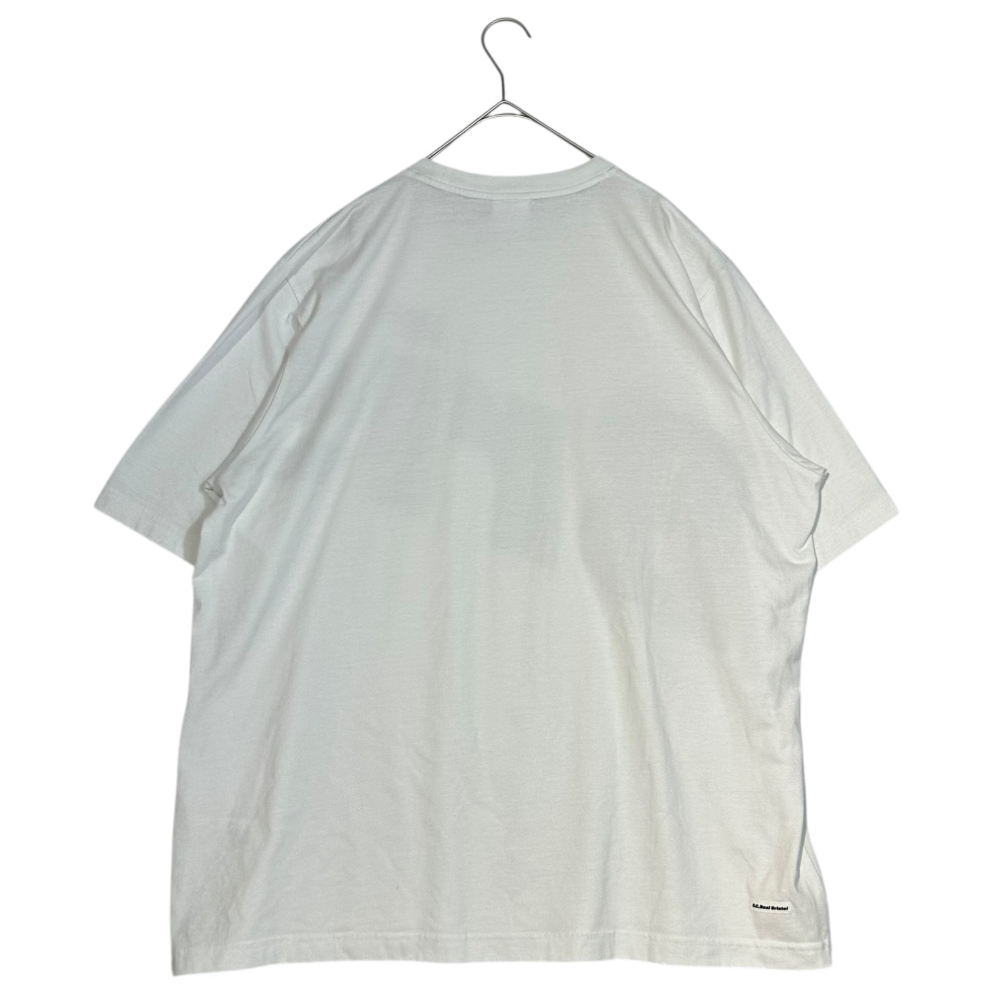 F.C.Real Bristol FCRB(エフシーレアルブリストル) S/S RELAX FIT BIG BRIS LOGO リラックス フィット ロゴ プリント 半袖 Tシャツ FCRB-220062 M ホワイト×ブラック