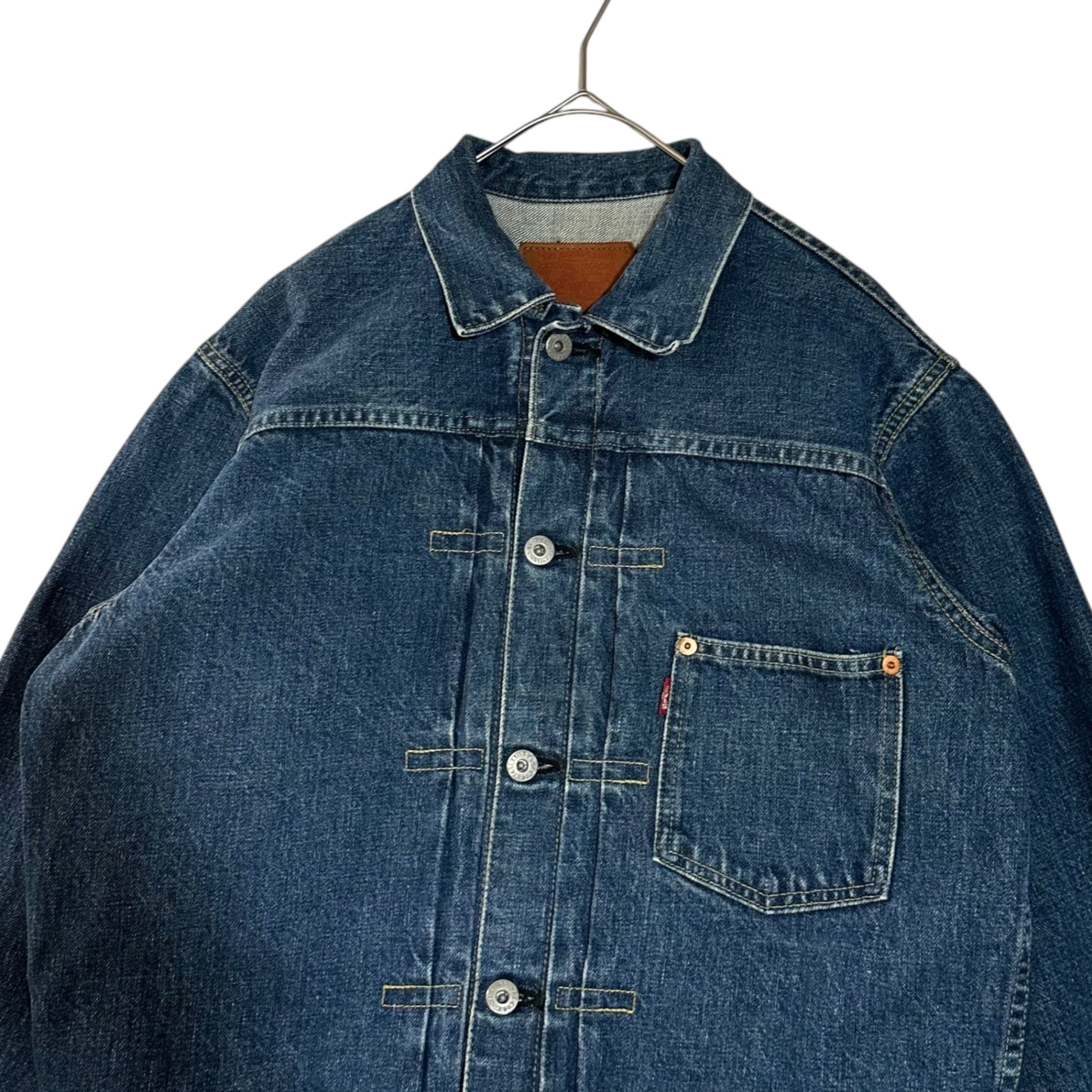 Levi's(リーバイス) 90's 1st WW2 71506 XX 大戦モデル 復刻 デニム ジャケット 71506 XX 40 インディゴ 1993年製造 90年代 日本製 ヴィンテージ