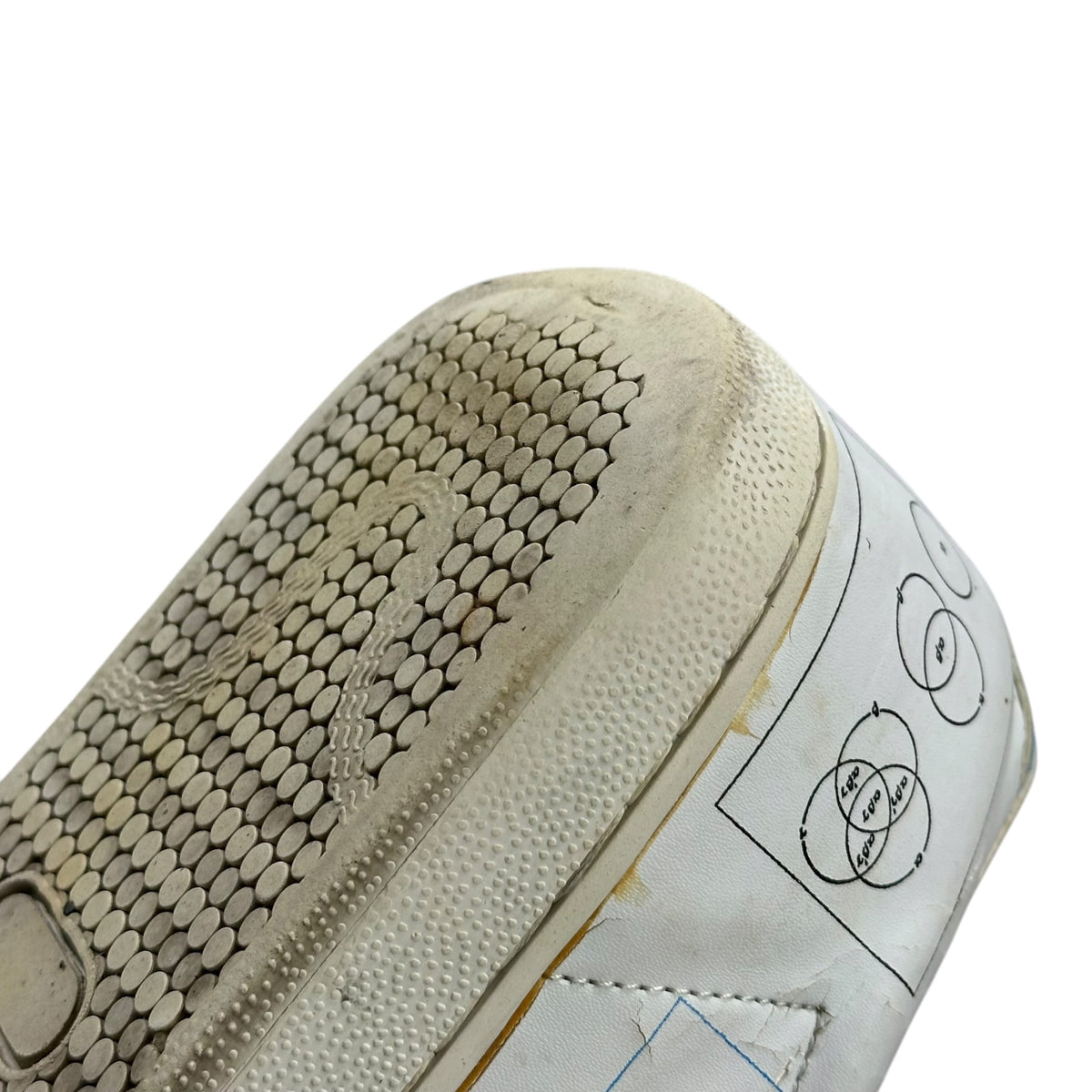 UNDERCOVERISM(アンダーカバイズム) 2011AW Element symbol graphic sneakers 元素記号 グラフィック スニーカー F6F02 L(27cm〜27.5cm程度) ホワイト