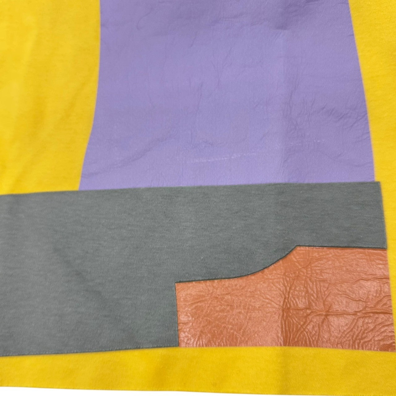 Acne Studios(アクネストゥディオズ) Fabric Patchwork Oversized T-Shirt ファブリック パッチワーク オーバーサイズ Tシャツ SP-UX-TSHI000018 XS ホワイト