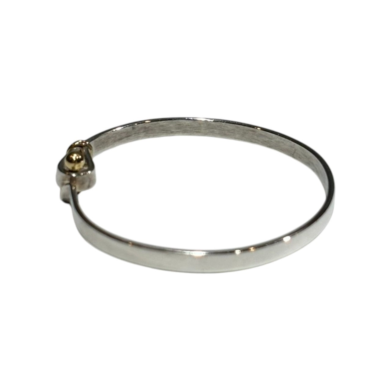 TIFFANY & CO.(ティファニー) Silver & Gold Hook & Eye Combination Bangle シルバー ゴールド フック & アイ コンビ バングル シルバー×ゴールド