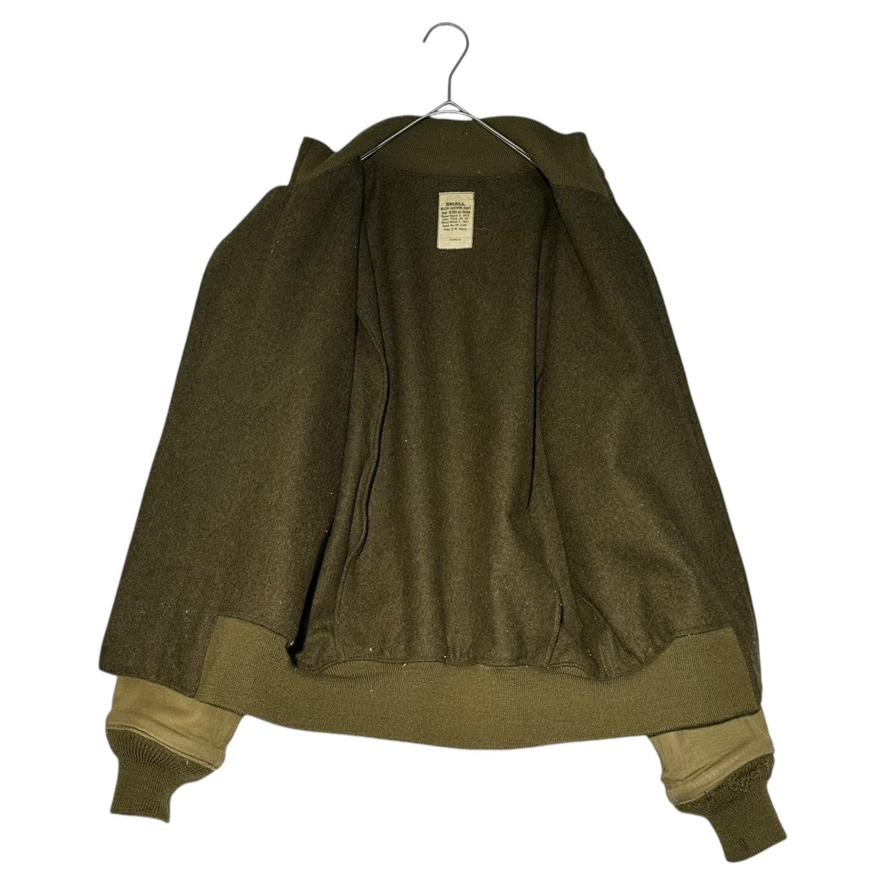 THE REAL McCOY'S(ザリアルマッコイズ) Tankers Jacket 初期型 タンカース ジャケット W-669-qm-16393 SMALL カーキ ベル型TALON フライト ミリタリー