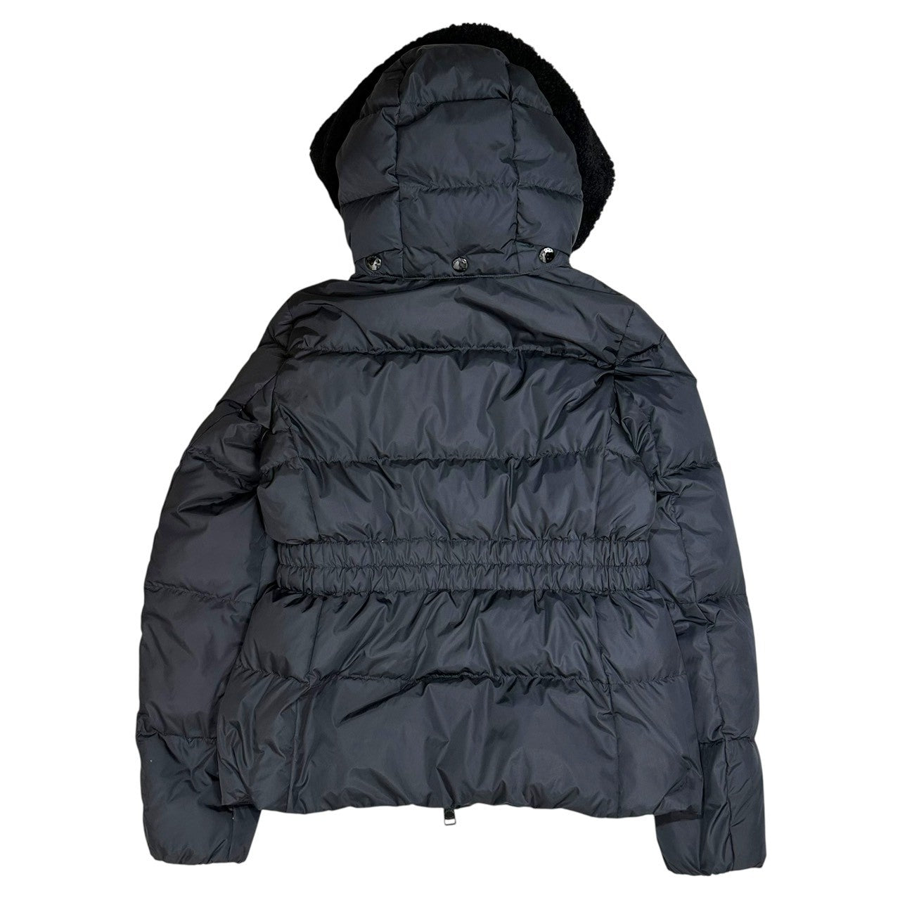 COACH(コーチ) Sheep Mouton Trim Nylon Down Jacket シープ ムートン トリム ナイロン ダウン ジャケット F86126 S ブラック