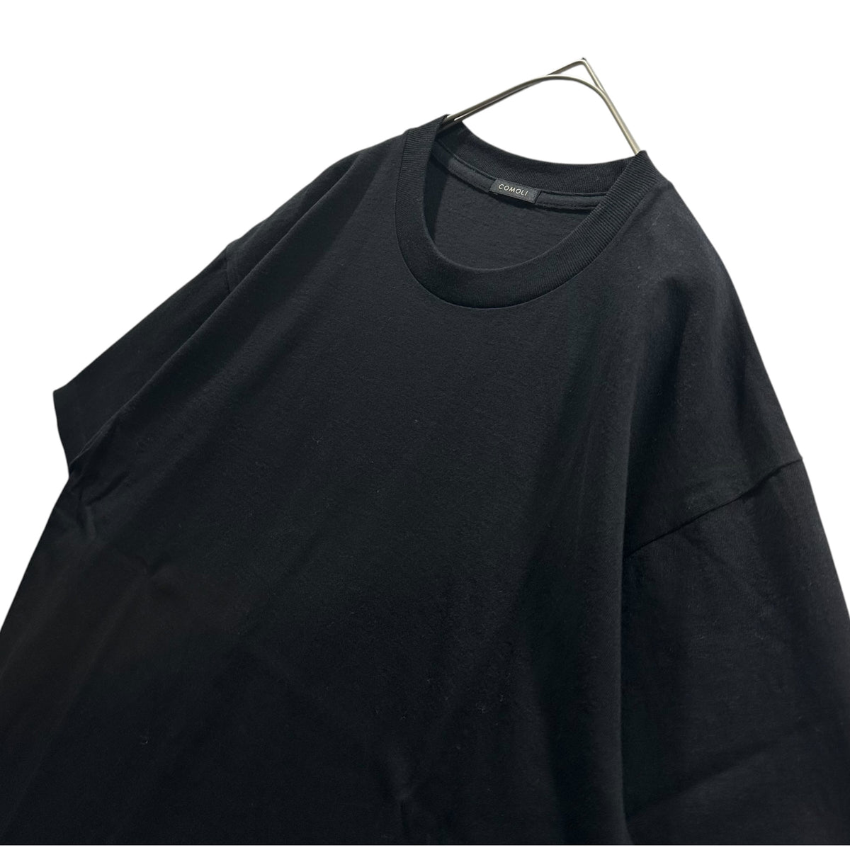 COMOLI(コモリ) Cotton jersey S/S T-shirt コットンジャージ 半袖 Tシャツ D01-05014 2 ブラック