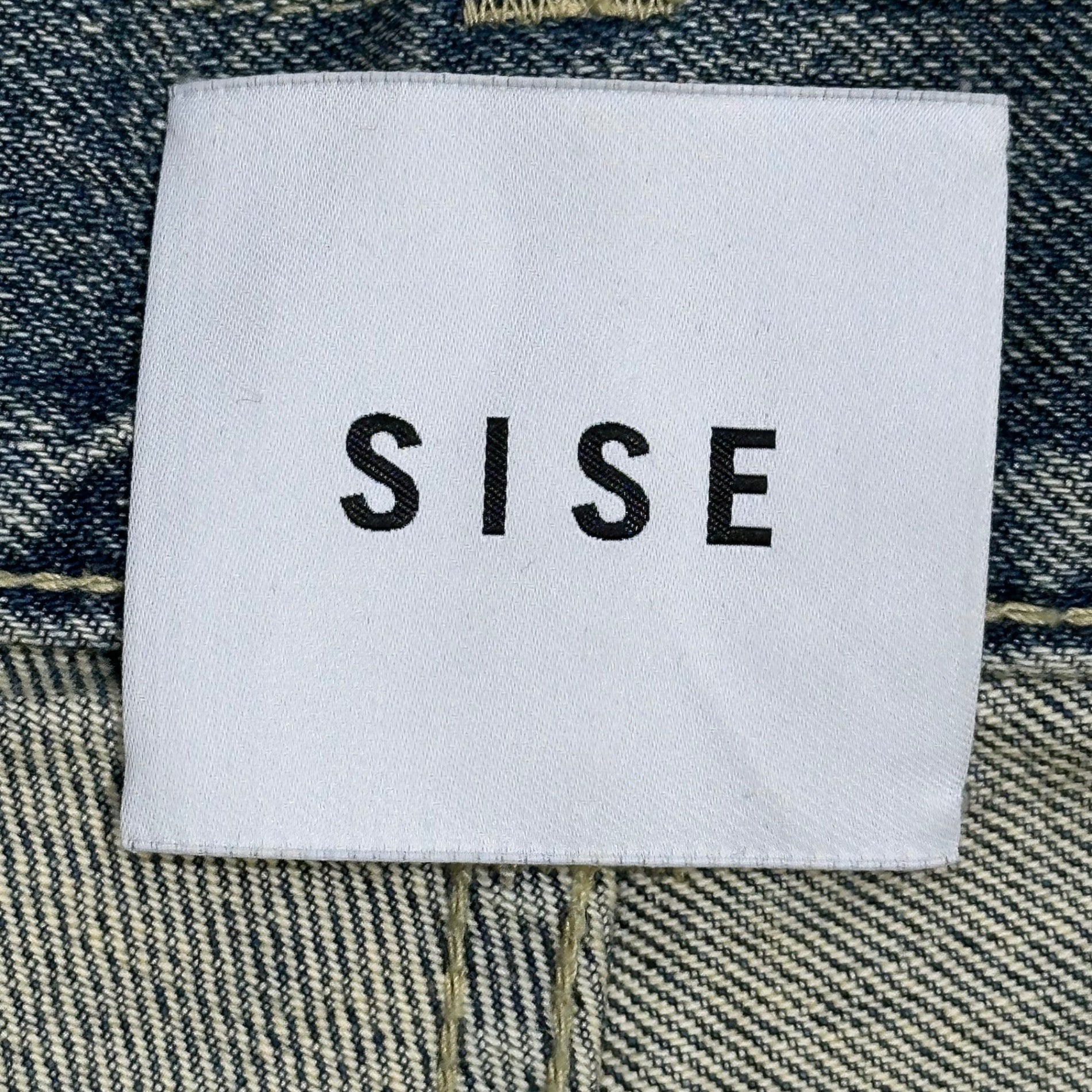 Sise(シセ) Drop Pocket Denim Pants ドロップ ポケット デニム パンツ DE-PT-01 1 ライトインディゴ オーバーサイズ 著名人着用品