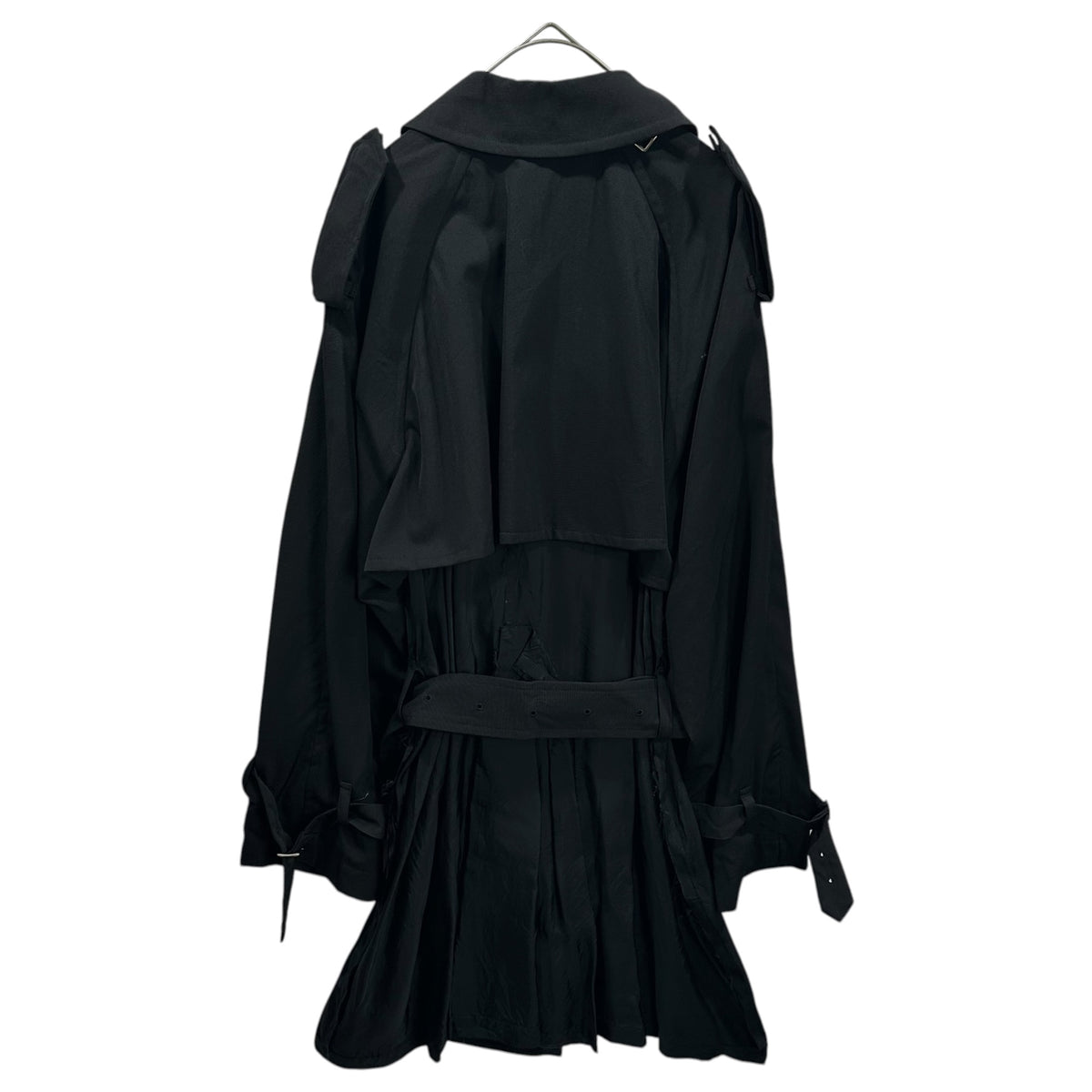 COMME des GARCONS(コムデギャルソン) 1992SS Inside-Out Trench Coat インサイドアウト トレンチ コート GC-110130 FREE ブラック AD1991 90s アーカイブ 稀少