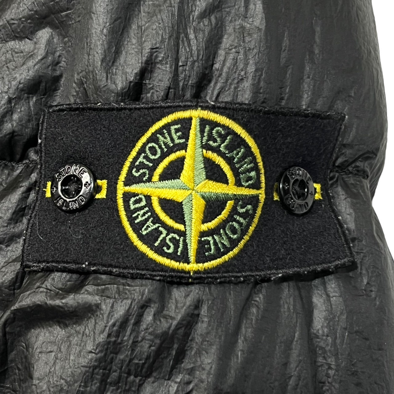 STONE ISLAND(ストーンアイランド) 00's GARMENT DYED DOWN/ガーメントダイナイロンダウンジャケット/フーデット/フード 551542124 M ブラック